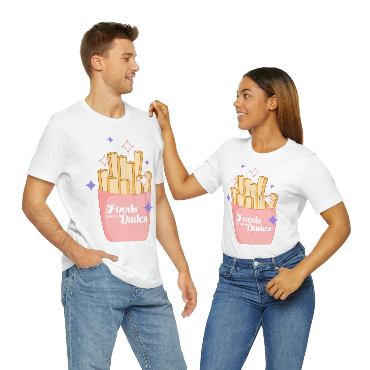 Fries Before Guys - Unisex Jersey Short Sleeve Tee