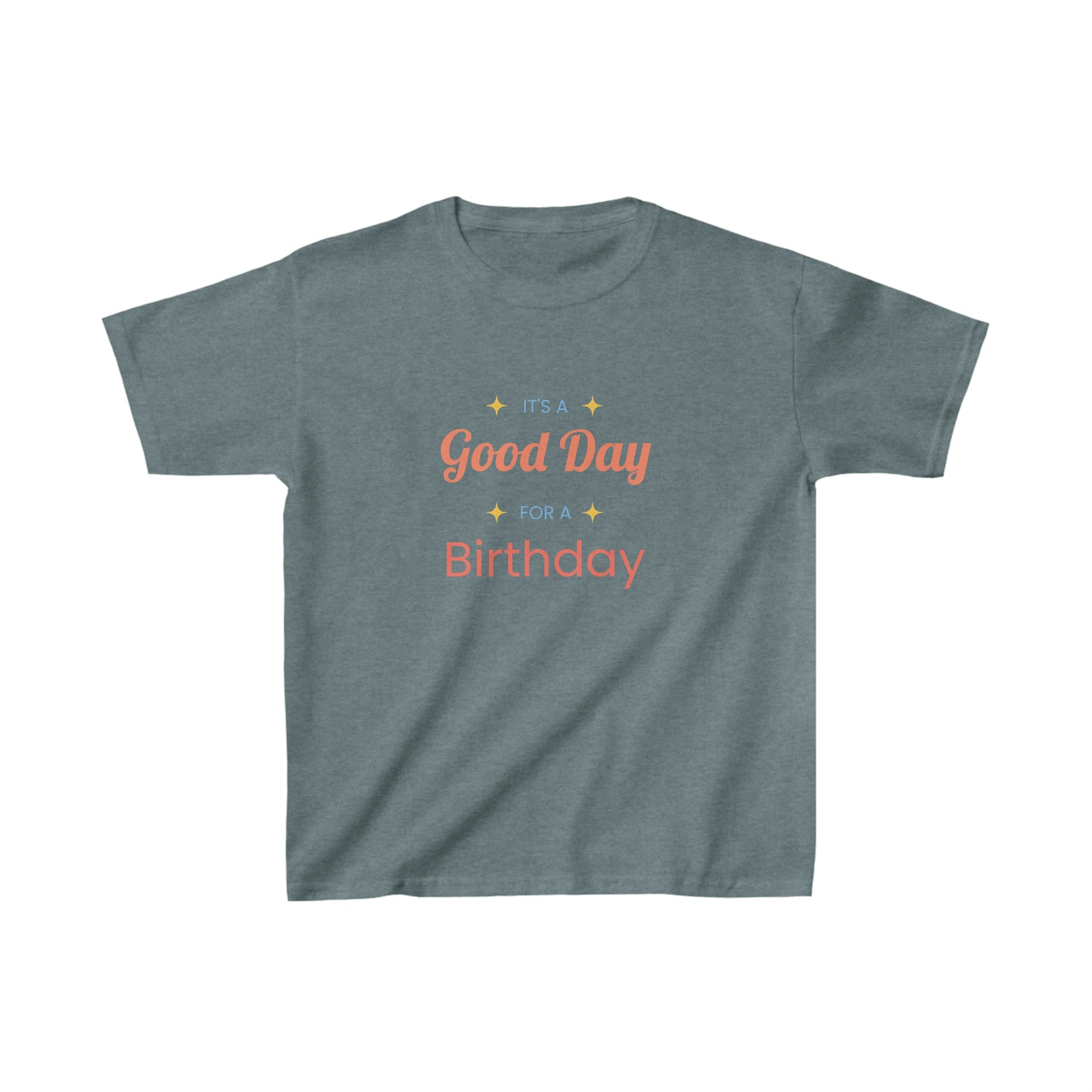 It's a good day for a birthday-Kids Heavy Cotton™ Tee