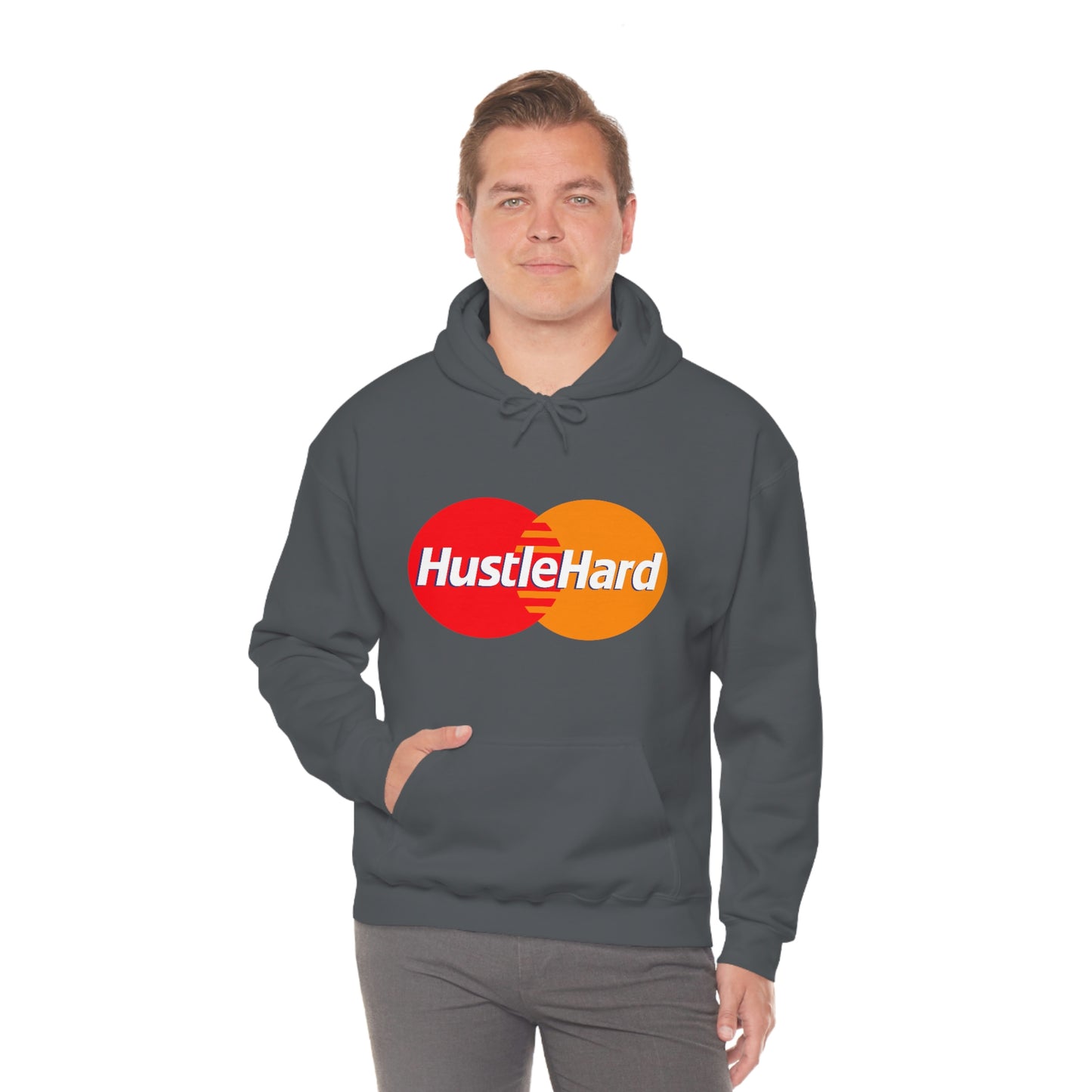 Hustle Hard- Unisex Heavy Blend Hooded Sweatshirt