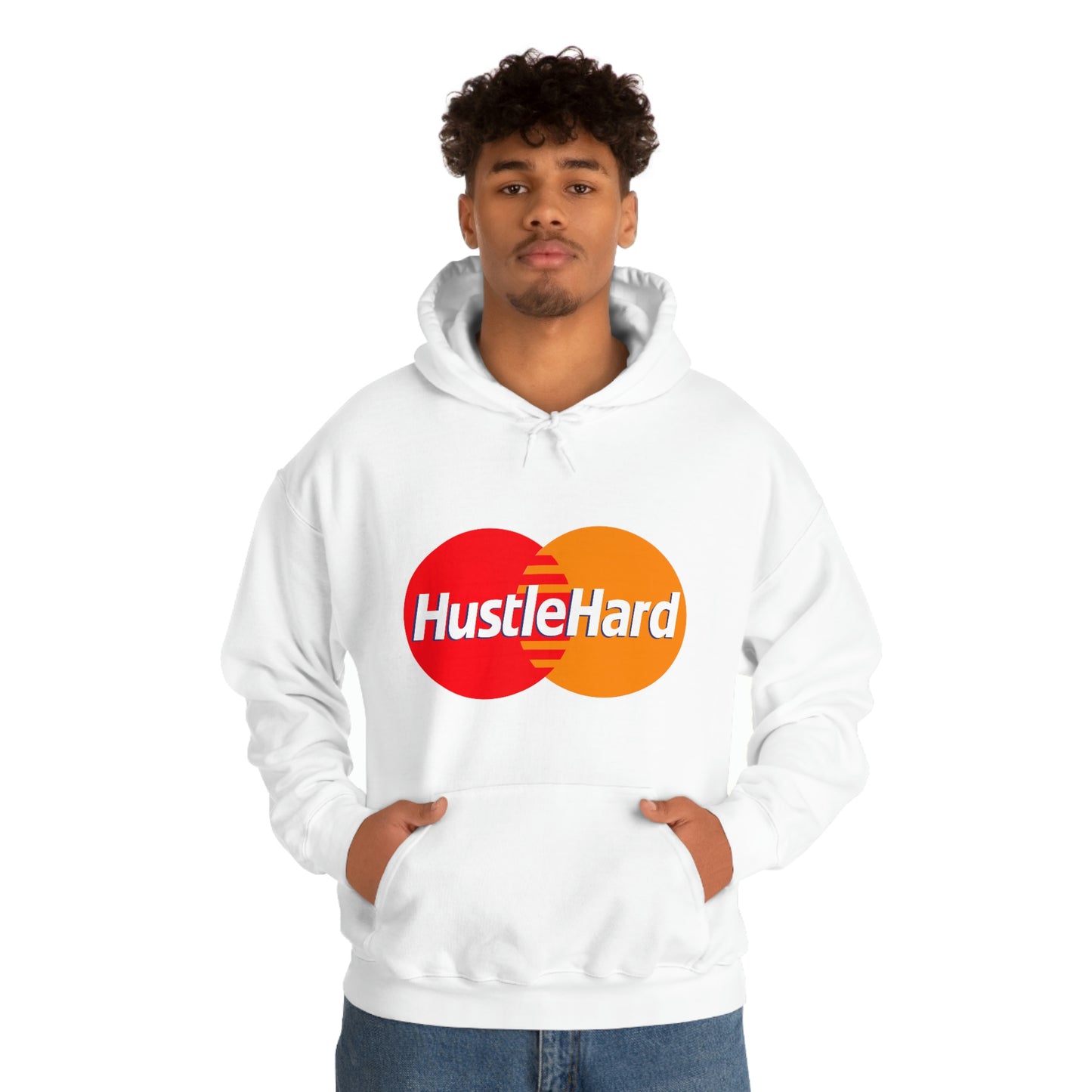 Hustle Hard- Unisex Heavy Blend Hooded Sweatshirt