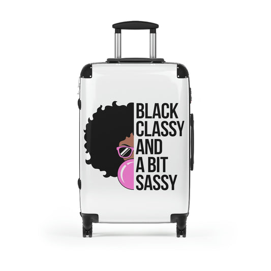 Black Classy Sassy- Suitcases