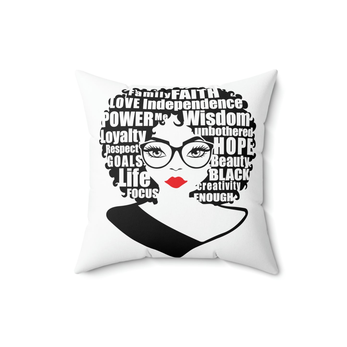 She is unique-Spun Polyester Square Pillow