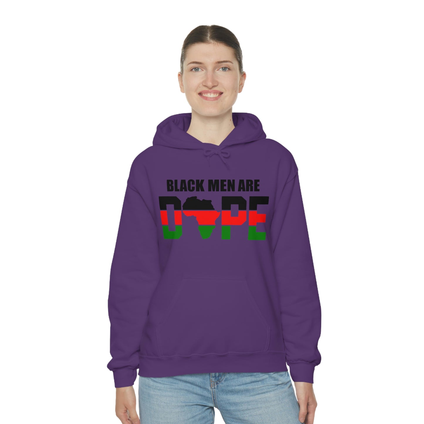 Black Men are Dope- Unisex Heavy Blend Hooded Sweatshirt