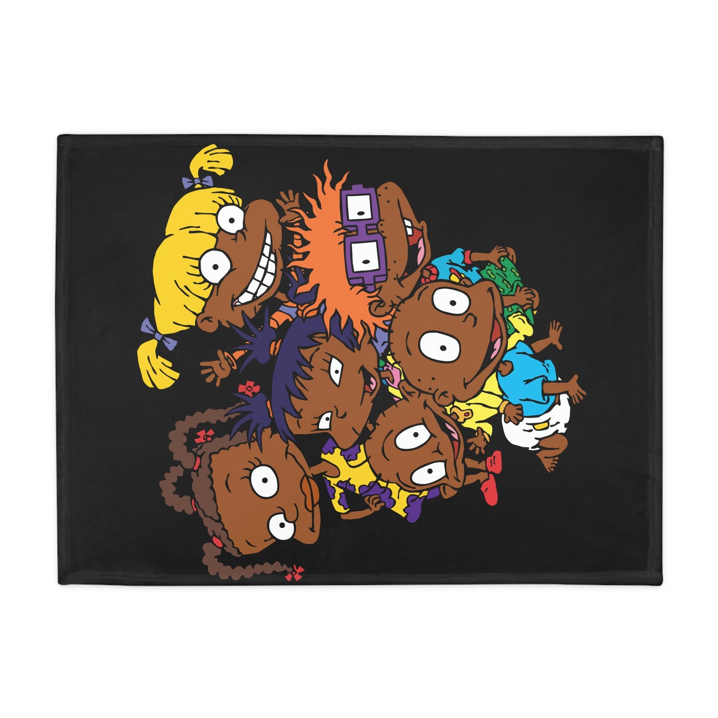 Afro Ruggrats- Plush Fleece Blanket