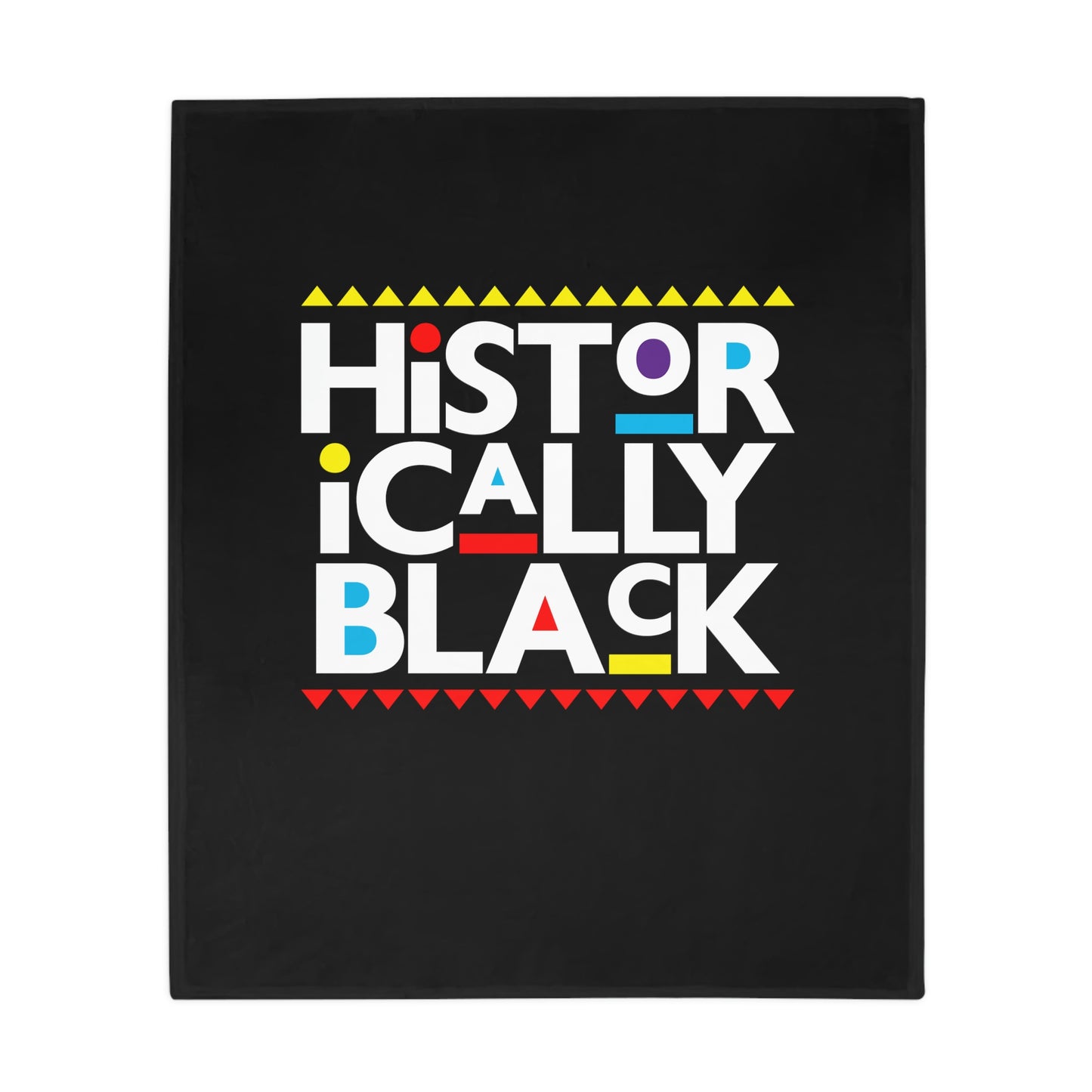 Historically Black-Plush Fleece Blanket