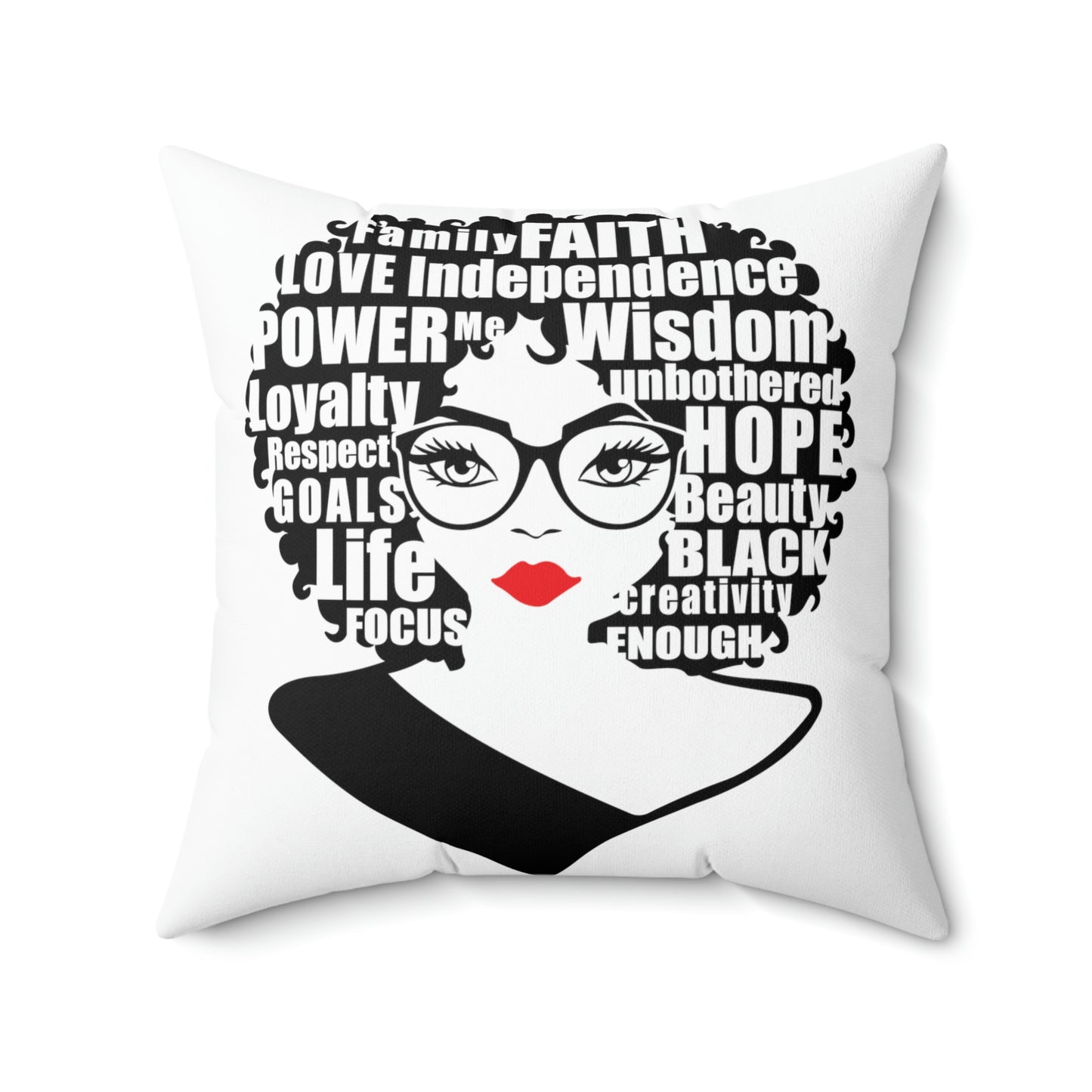 She is unique-Spun Polyester Square Pillow