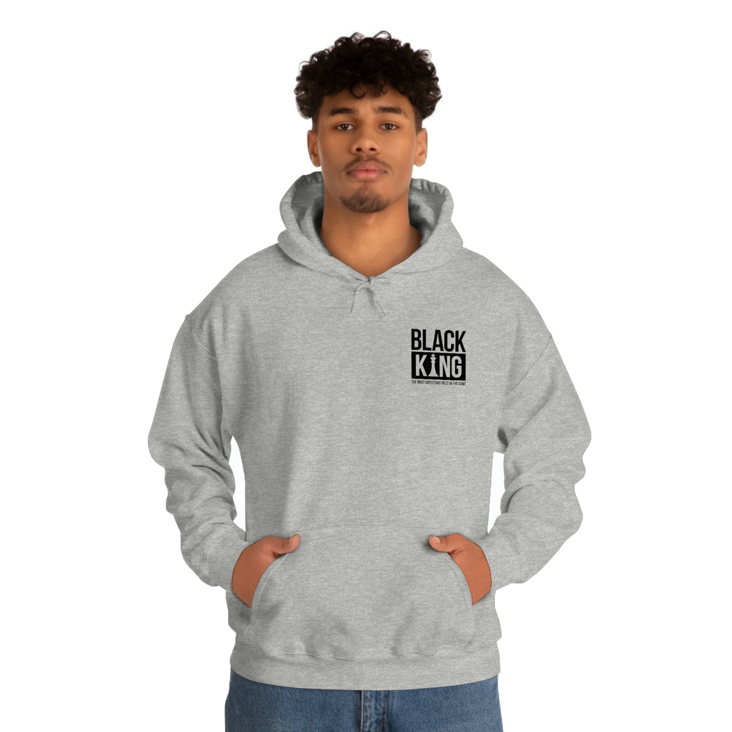 Black Kings -Chess- Heavy Blend Hooded Sweatshirt