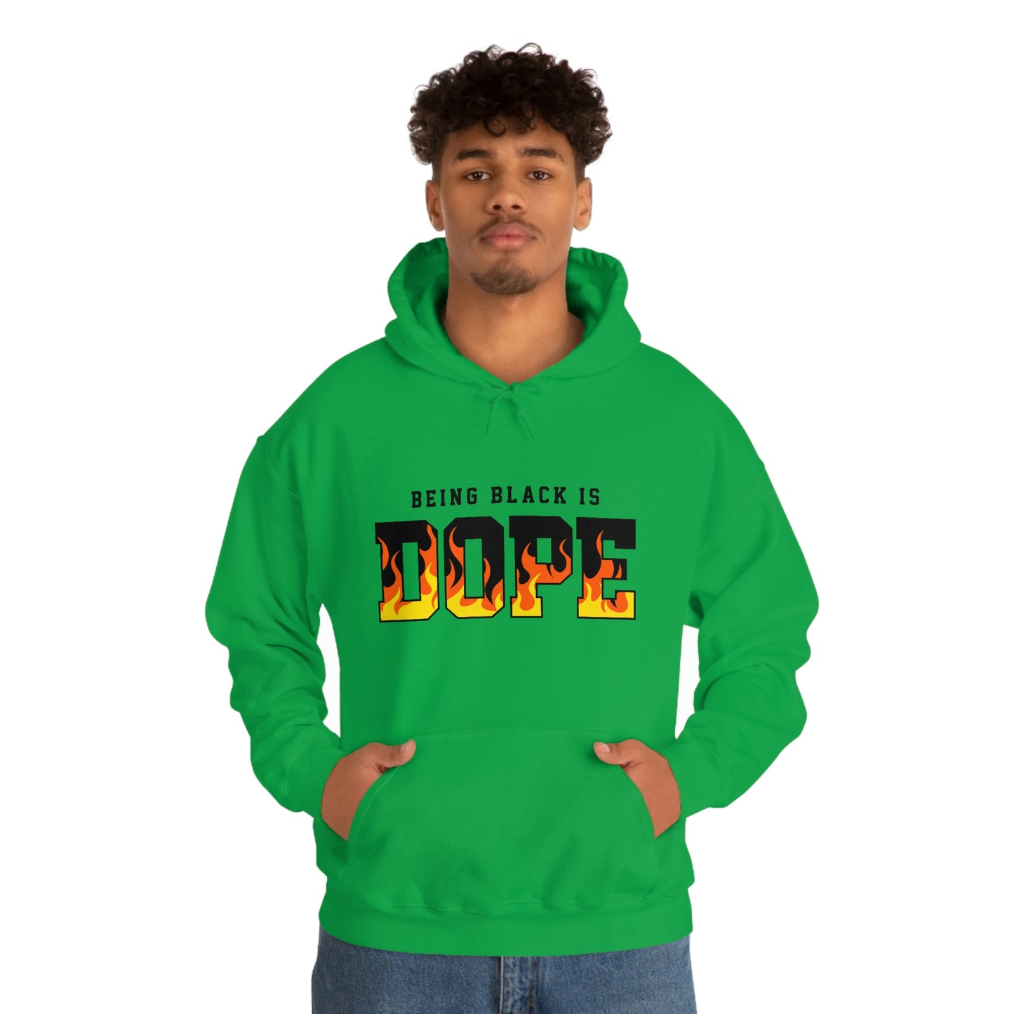 Being Black is Dope- Unisex Heavy Blend Hooded Sweatshirt