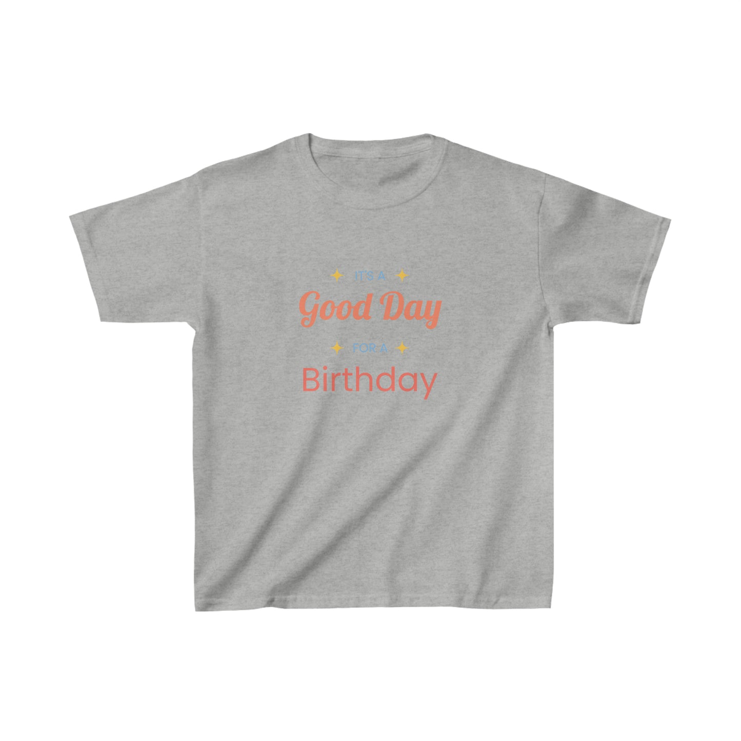 It's a good day for a birthday-Kids Heavy Cotton™ Tee