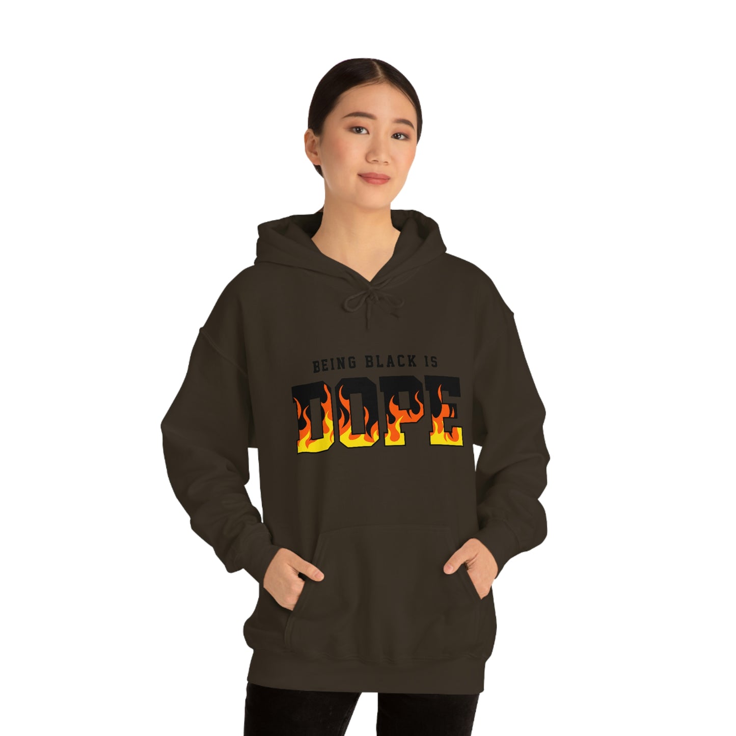 Being Black is Dope- Unisex Heavy Blend Hooded Sweatshirt