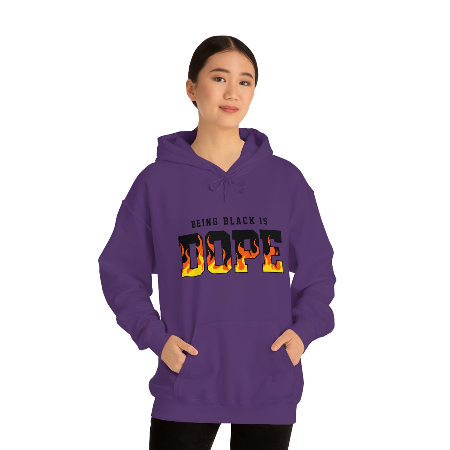 Being Black is Dope- Unisex Heavy Blend Hooded Sweatshirt