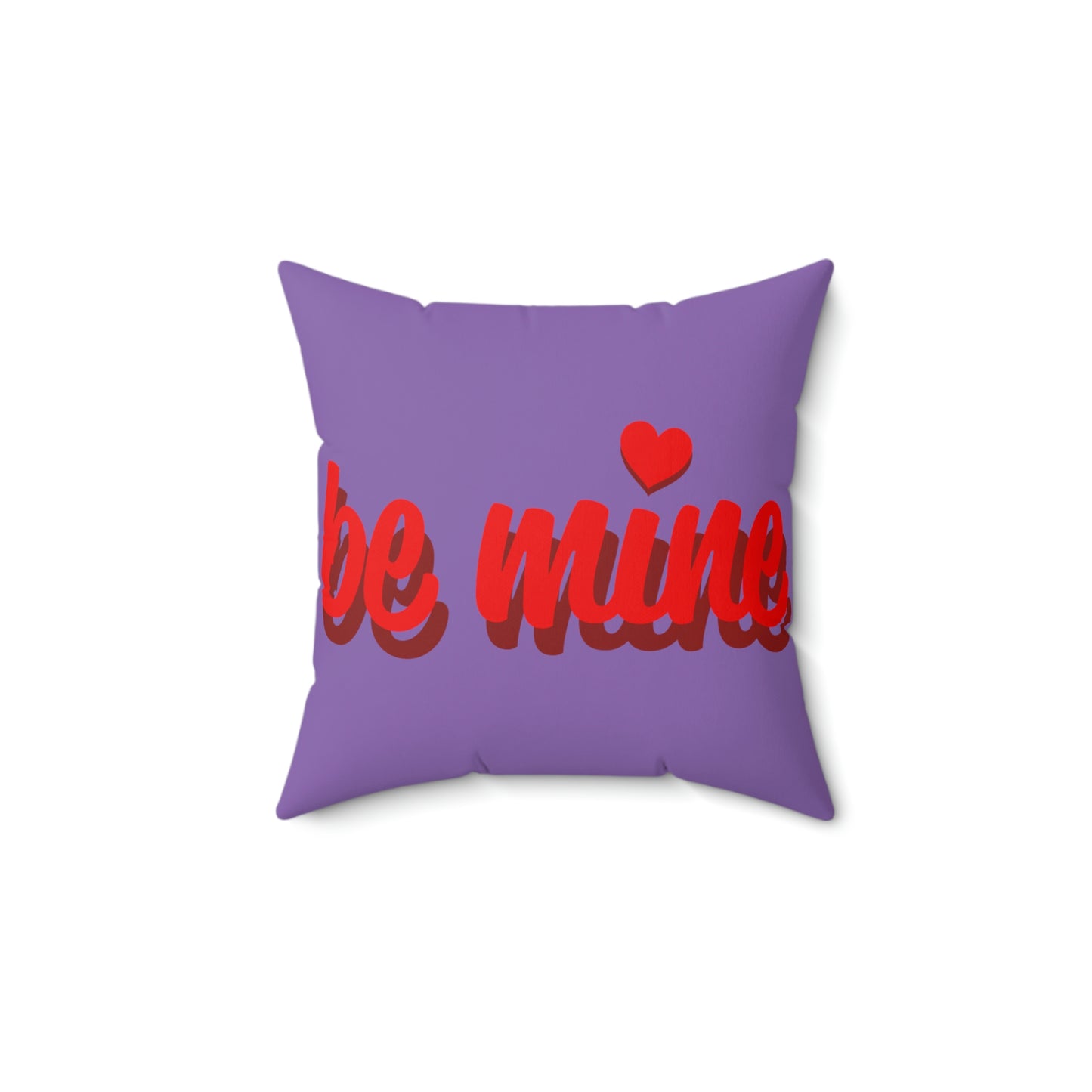 Be Mine Cat-Spun Polyester Square Pillow