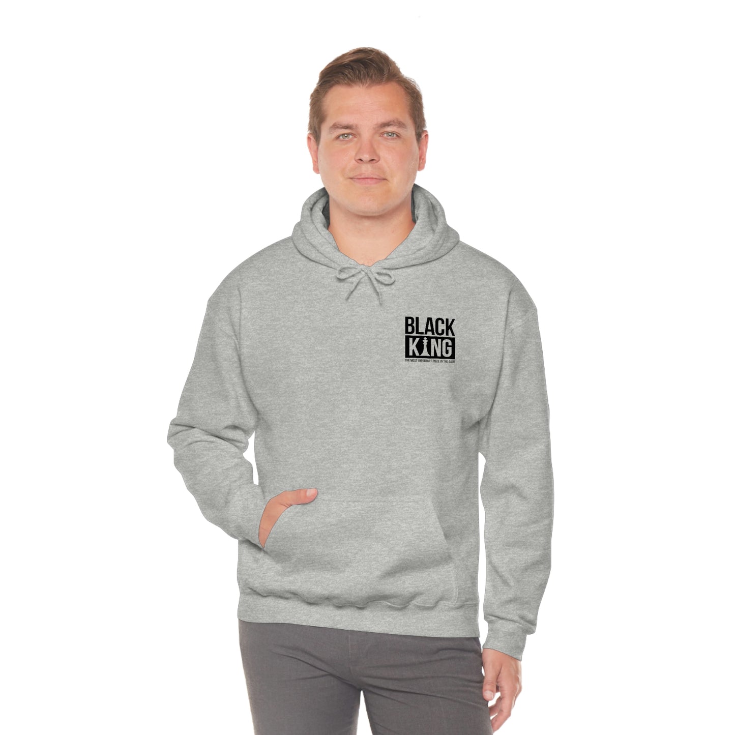 Black Kings -Chess- Heavy Blend Hooded Sweatshirt