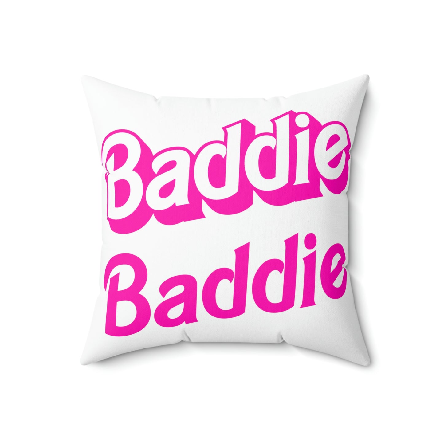 Baddie-Spun Polyester Square Pillow