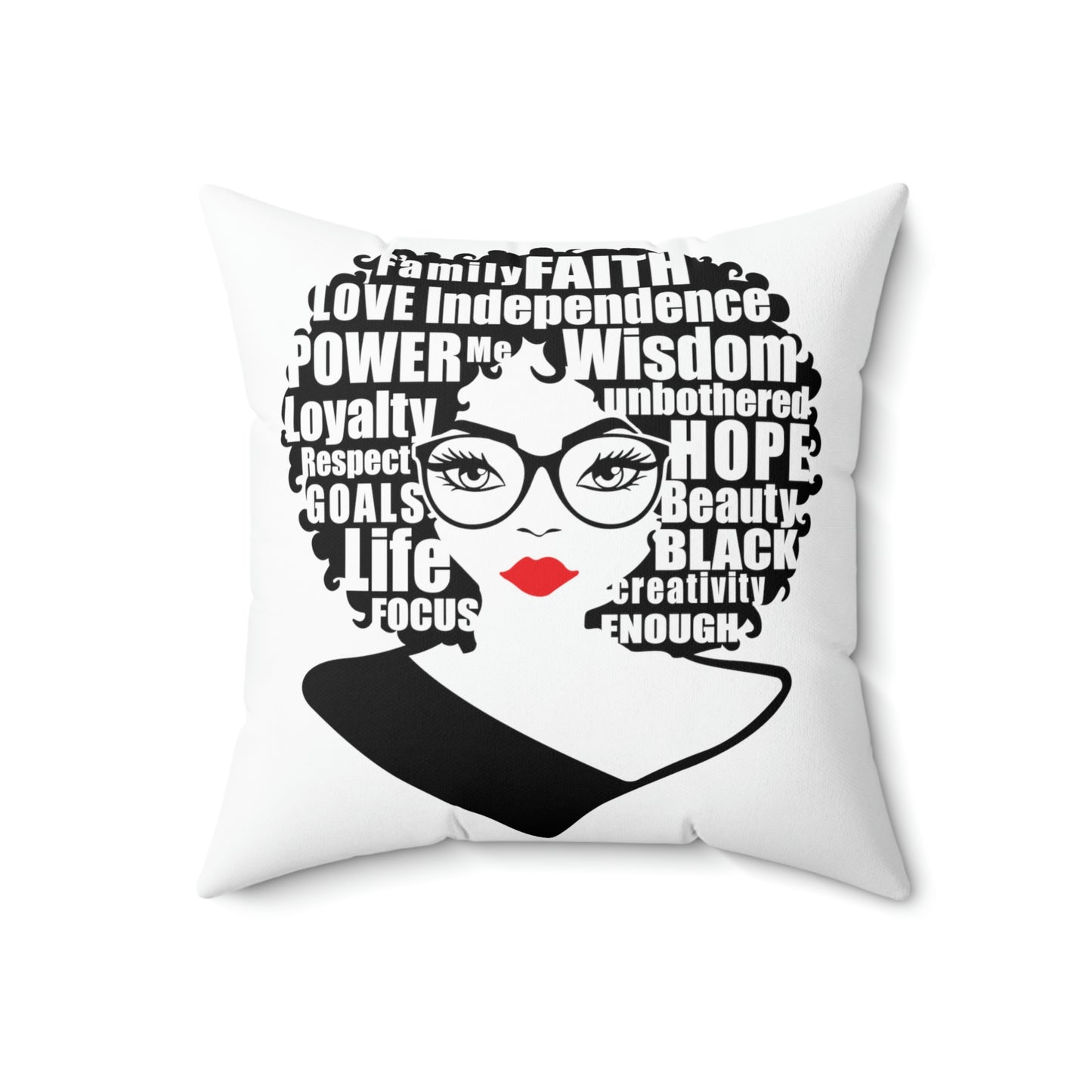 She is unique-Spun Polyester Square Pillow