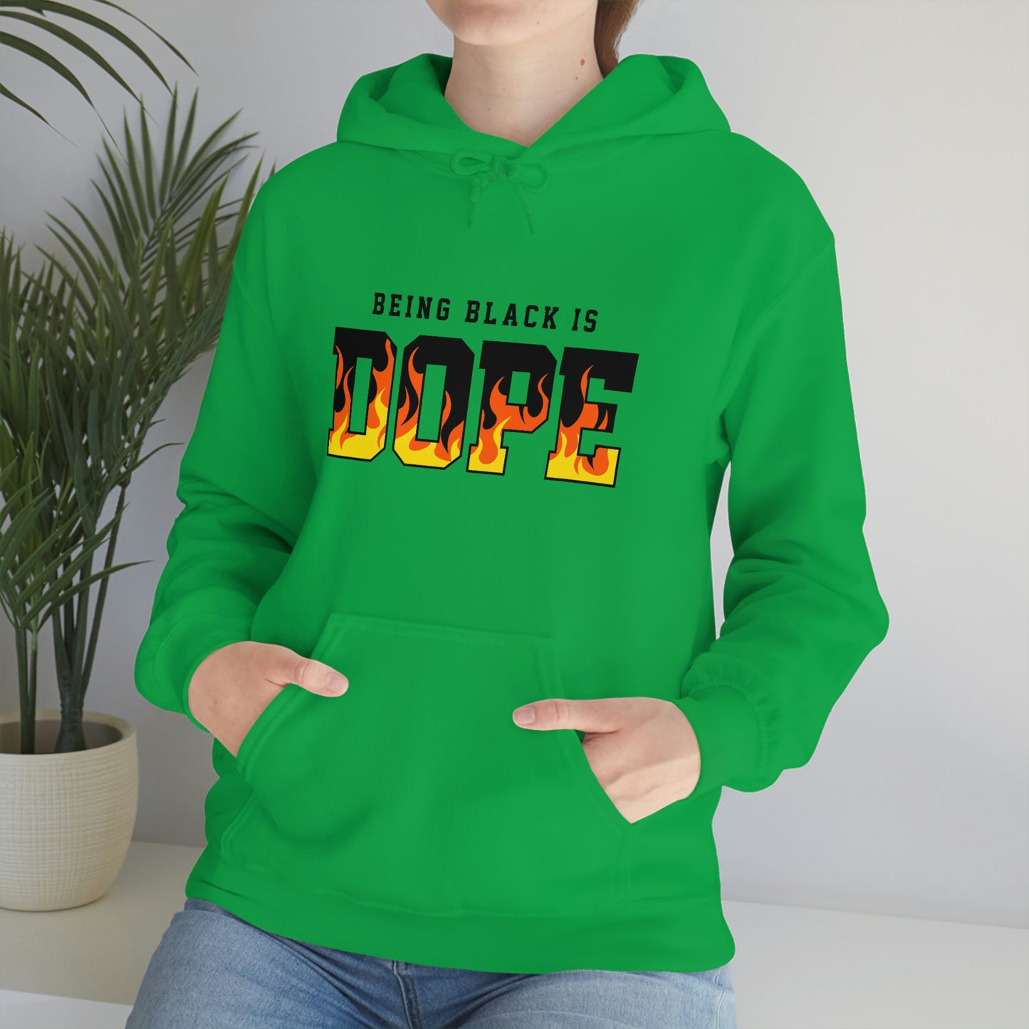 Being Black is Dope- Unisex Heavy Blend Hooded Sweatshirt