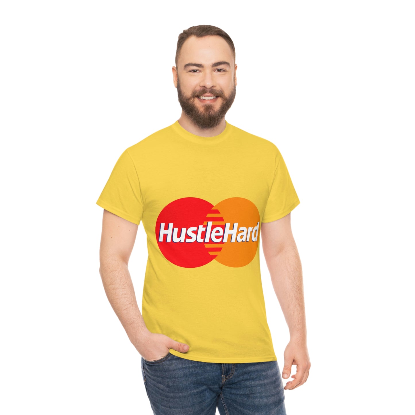 Hustle Hard -Unisex Heavy Cotton Tee