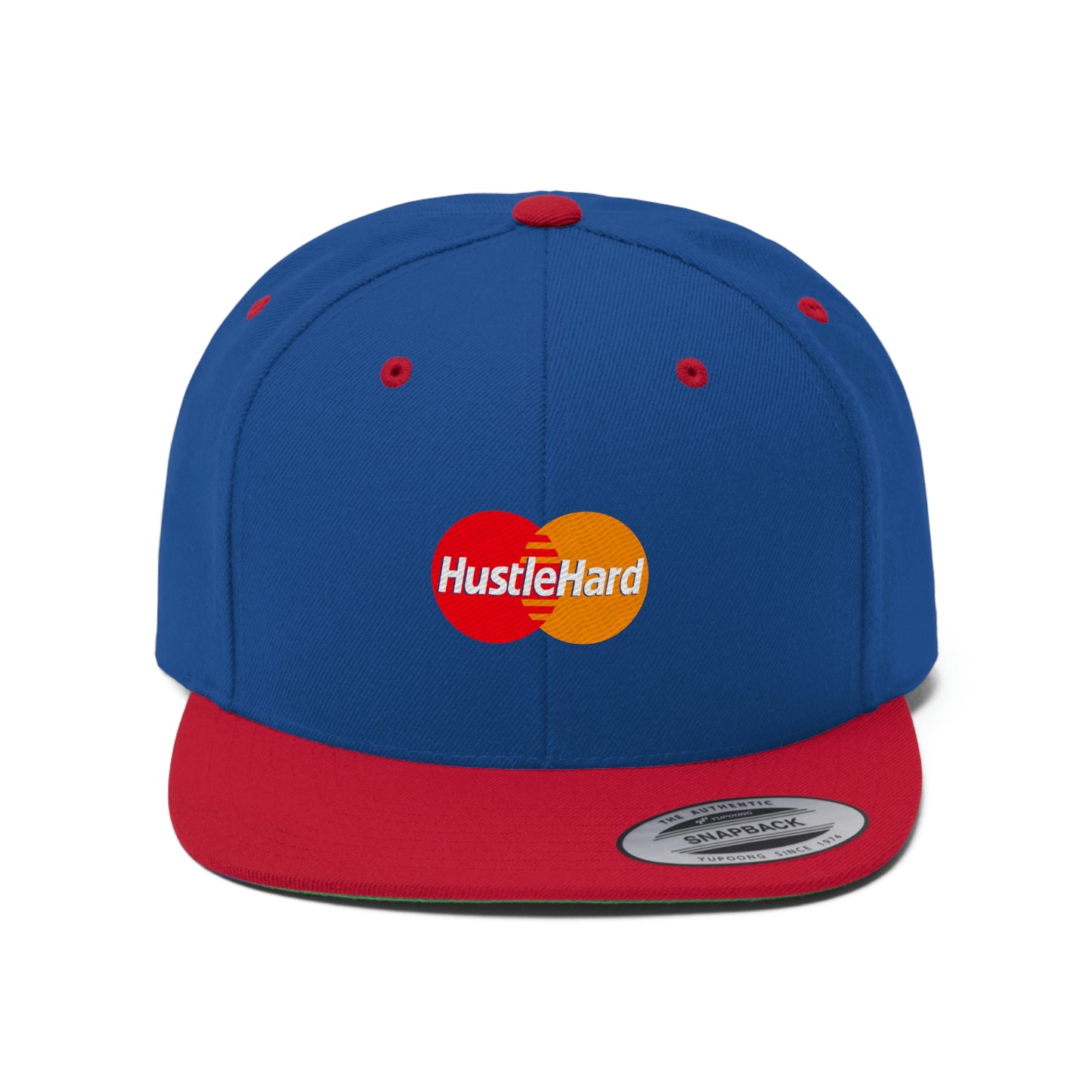 Hustle Hard - HUnisex Flat Bill Hat