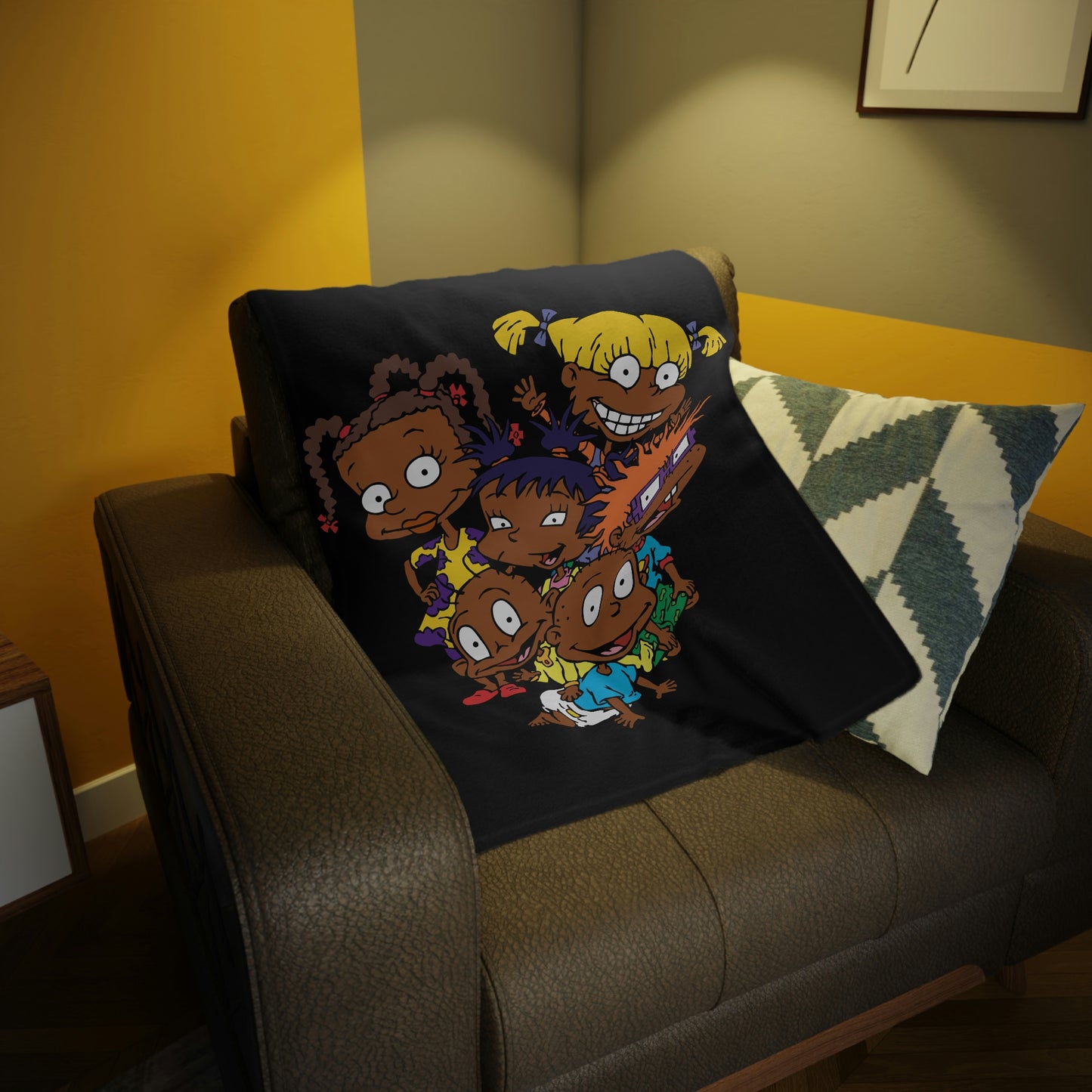 Afro Ruggrats- Plush Fleece Blanket