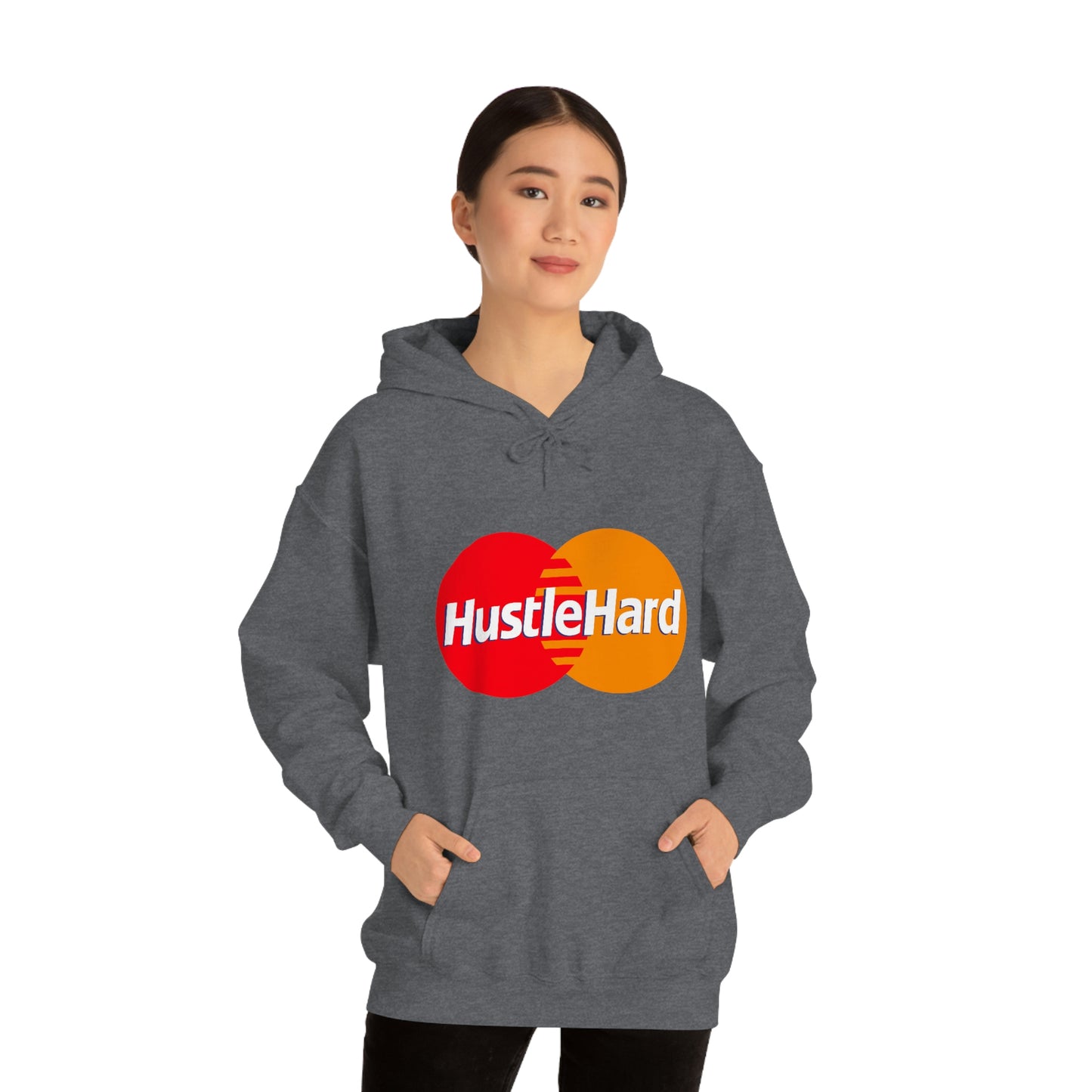 Hustle Hard- Unisex Heavy Blend Hooded Sweatshirt