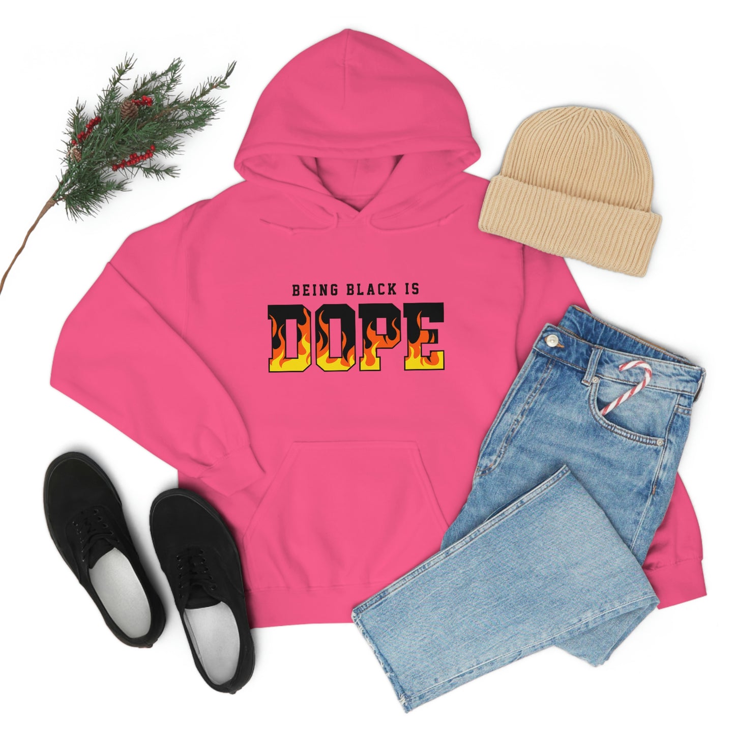 Being Black is Dope- Unisex Heavy Blend Hooded Sweatshirt