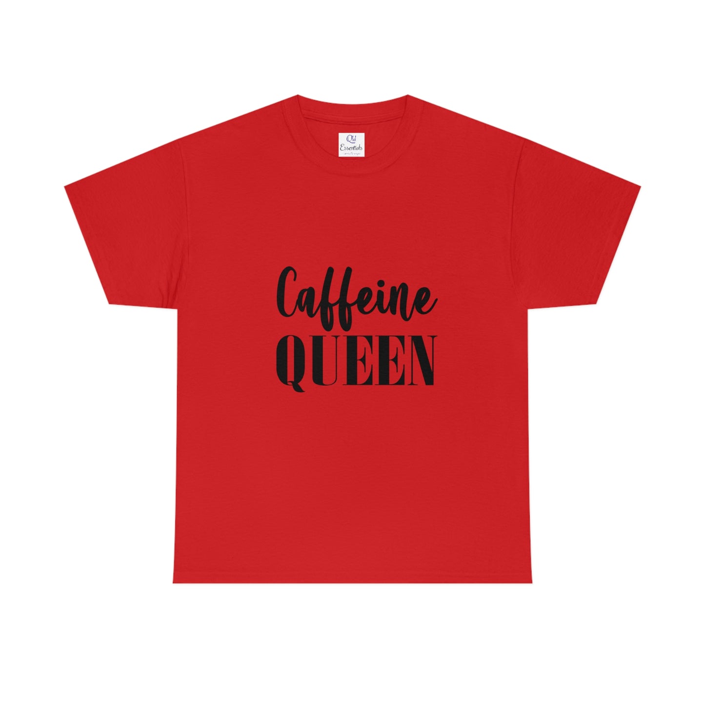 Caffeine Queen, Unisex Heavy Cotton Tee