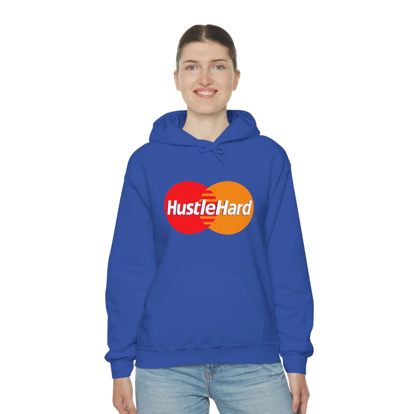 Hustle Hard- Unisex Heavy Blend Hooded Sweatshirt