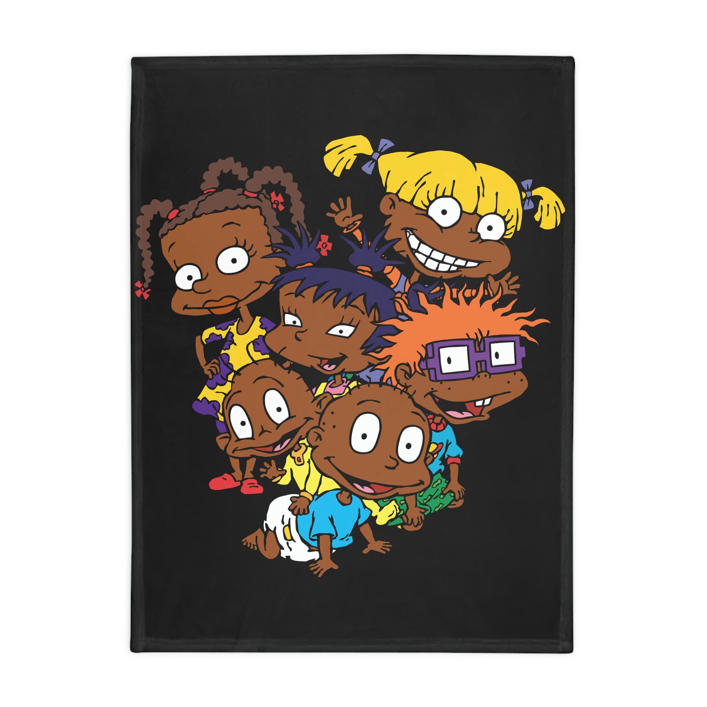 Afro Ruggrats- Plush Fleece Blanket