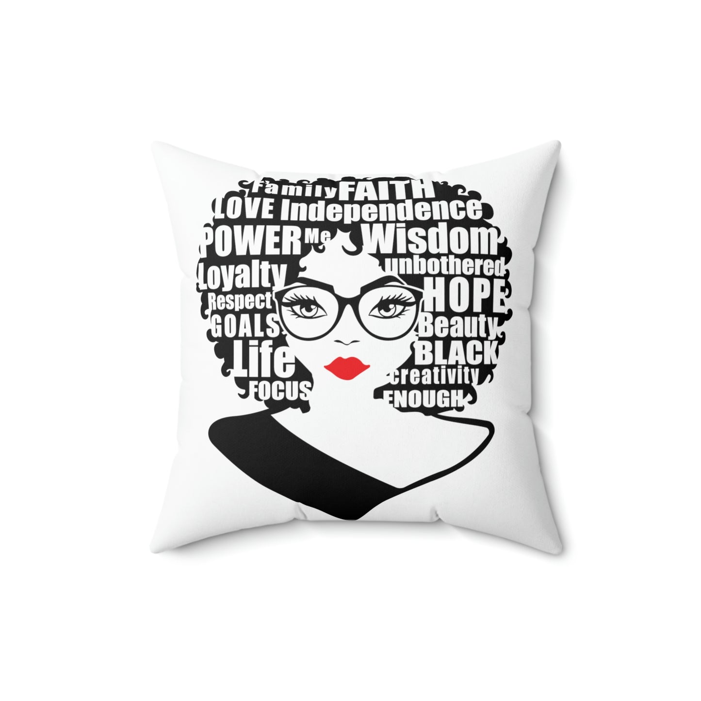 She is unique-Spun Polyester Square Pillow