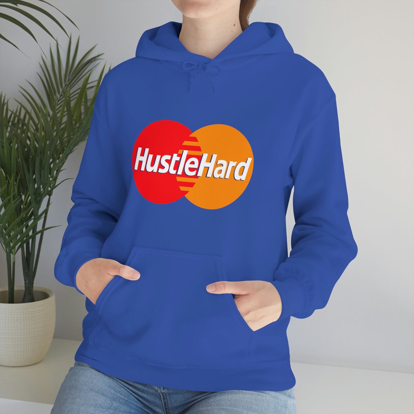 Hustle Hard- Unisex Heavy Blend Hooded Sweatshirt