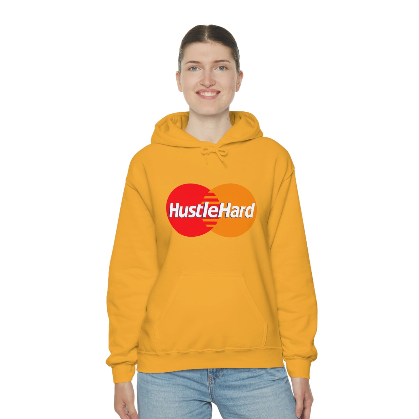 Hustle Hard- Unisex Heavy Blend Hooded Sweatshirt