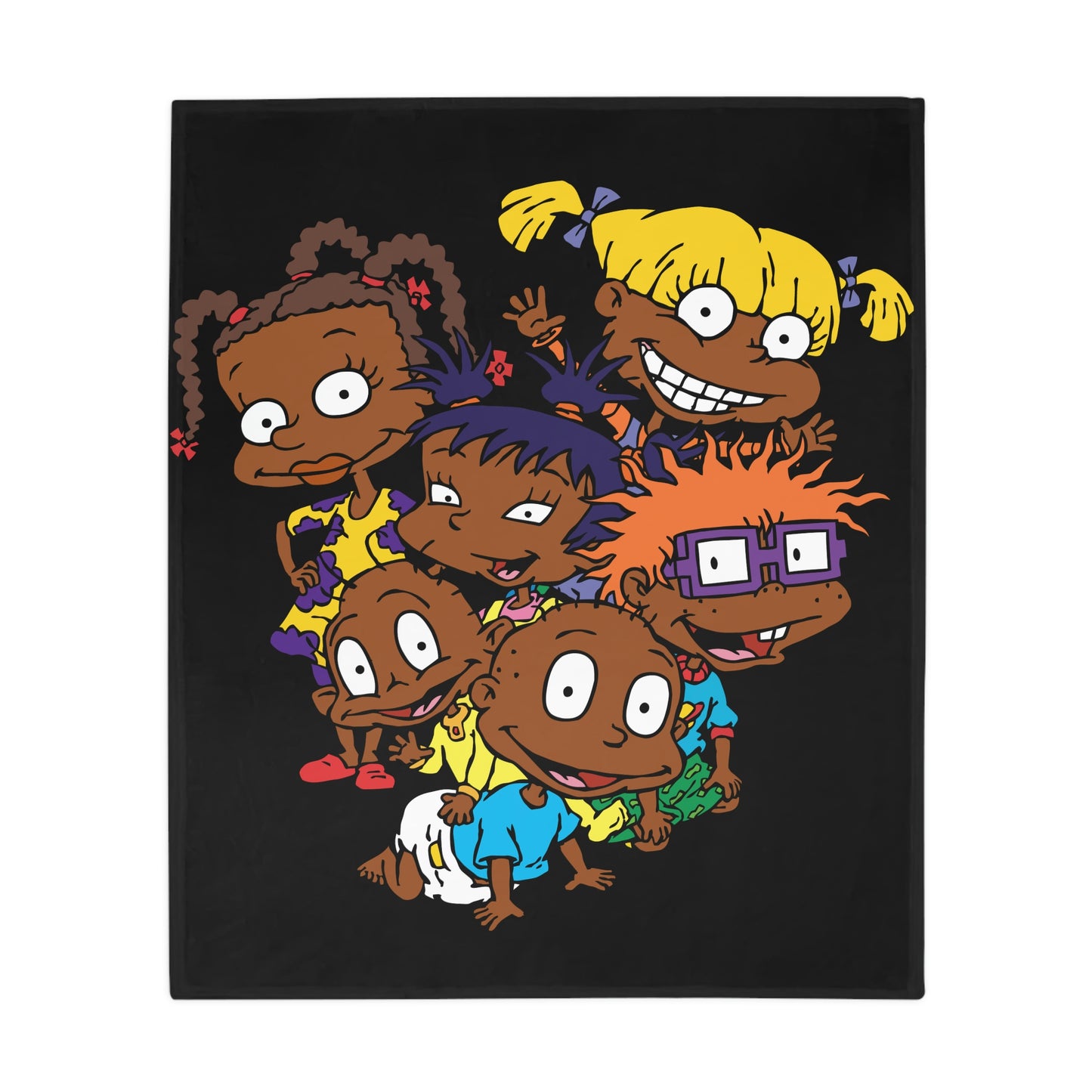 Afro Ruggrats- Plush Fleece Blanket