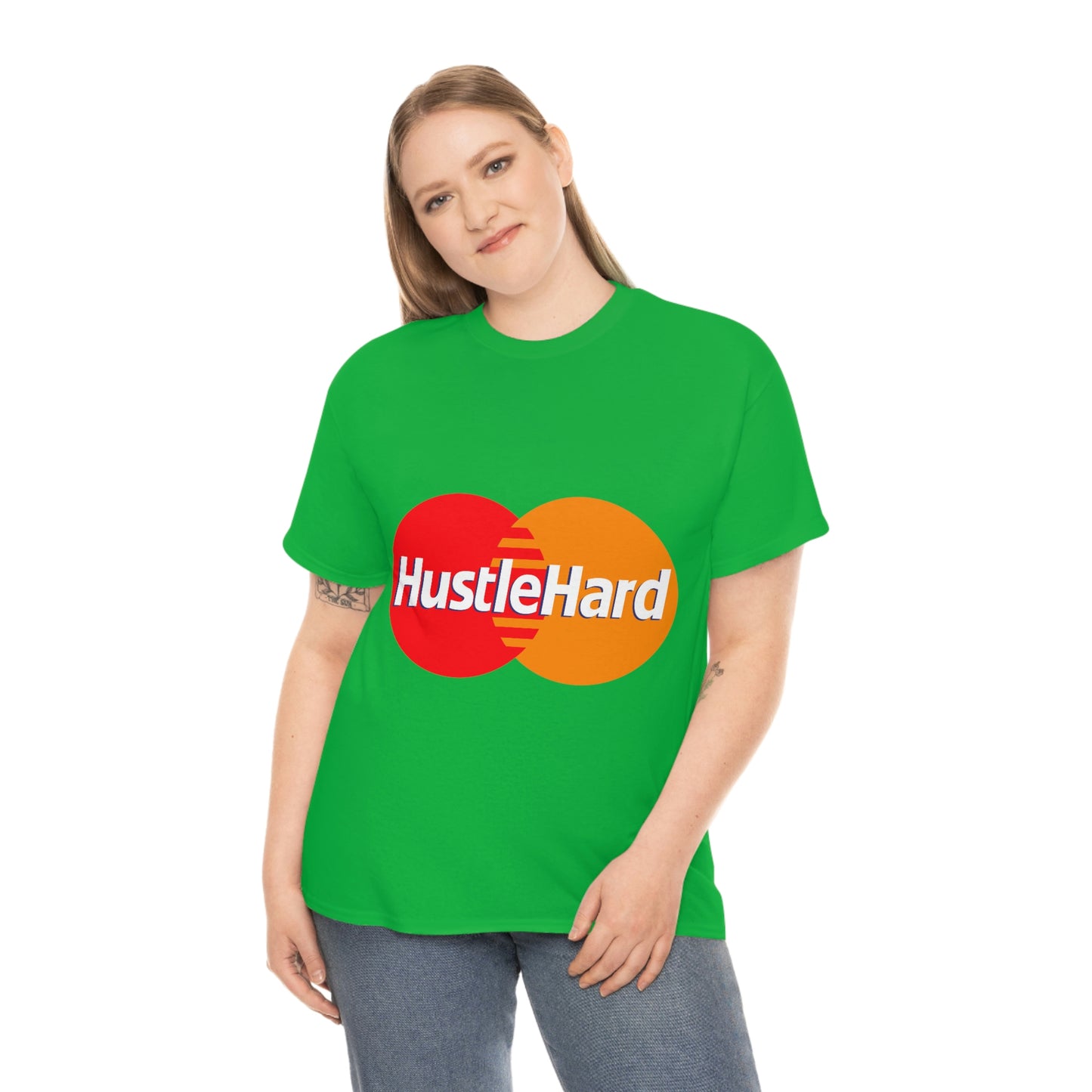 Hustle Hard -Unisex Heavy Cotton Tee