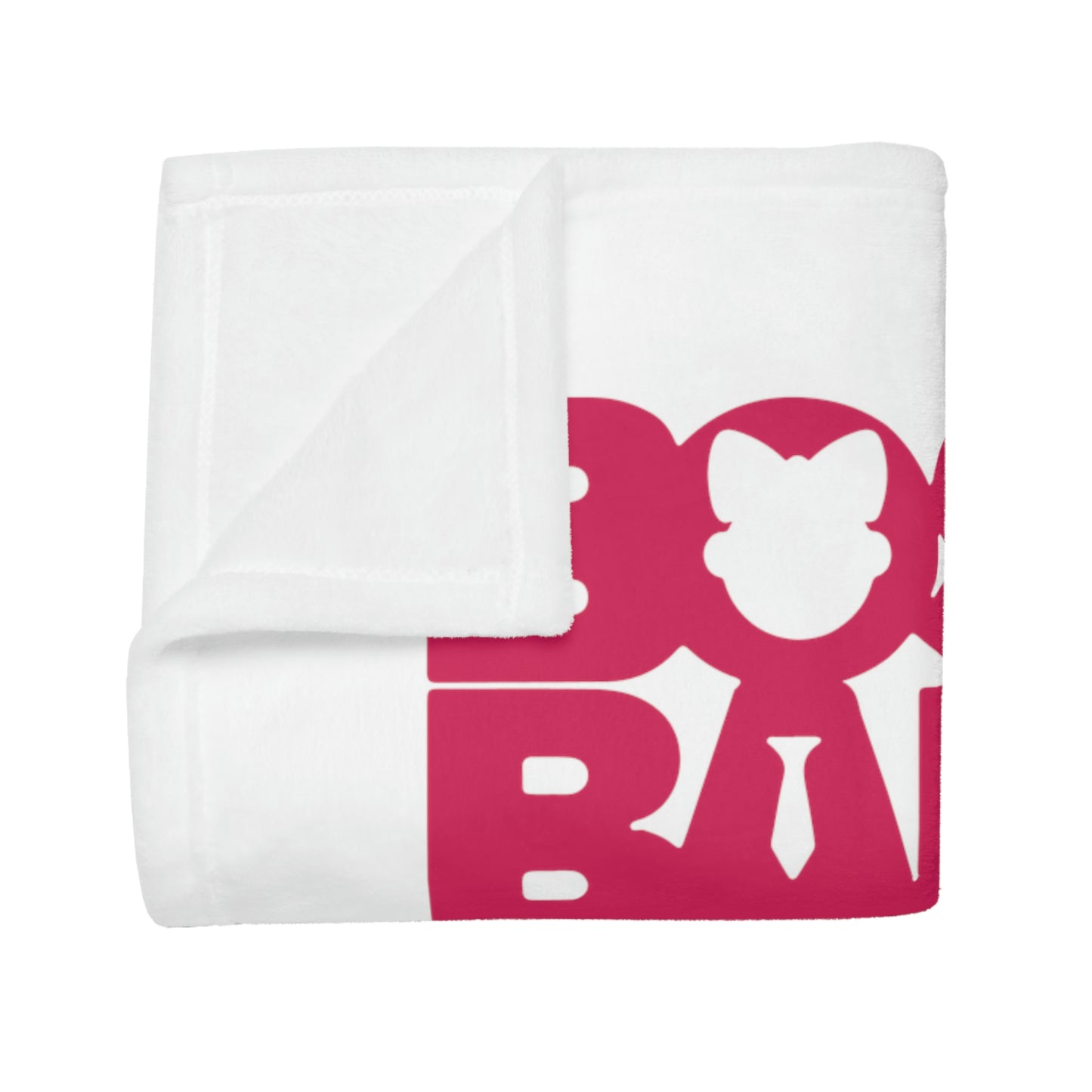 Boss Baby Girl - Pink-Plush Fleece Blanket