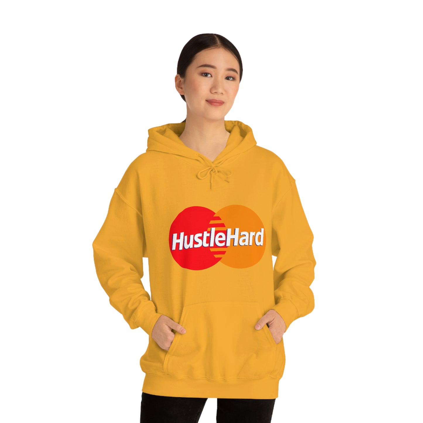 Hustle Hard- Unisex Heavy Blend Hooded Sweatshirt