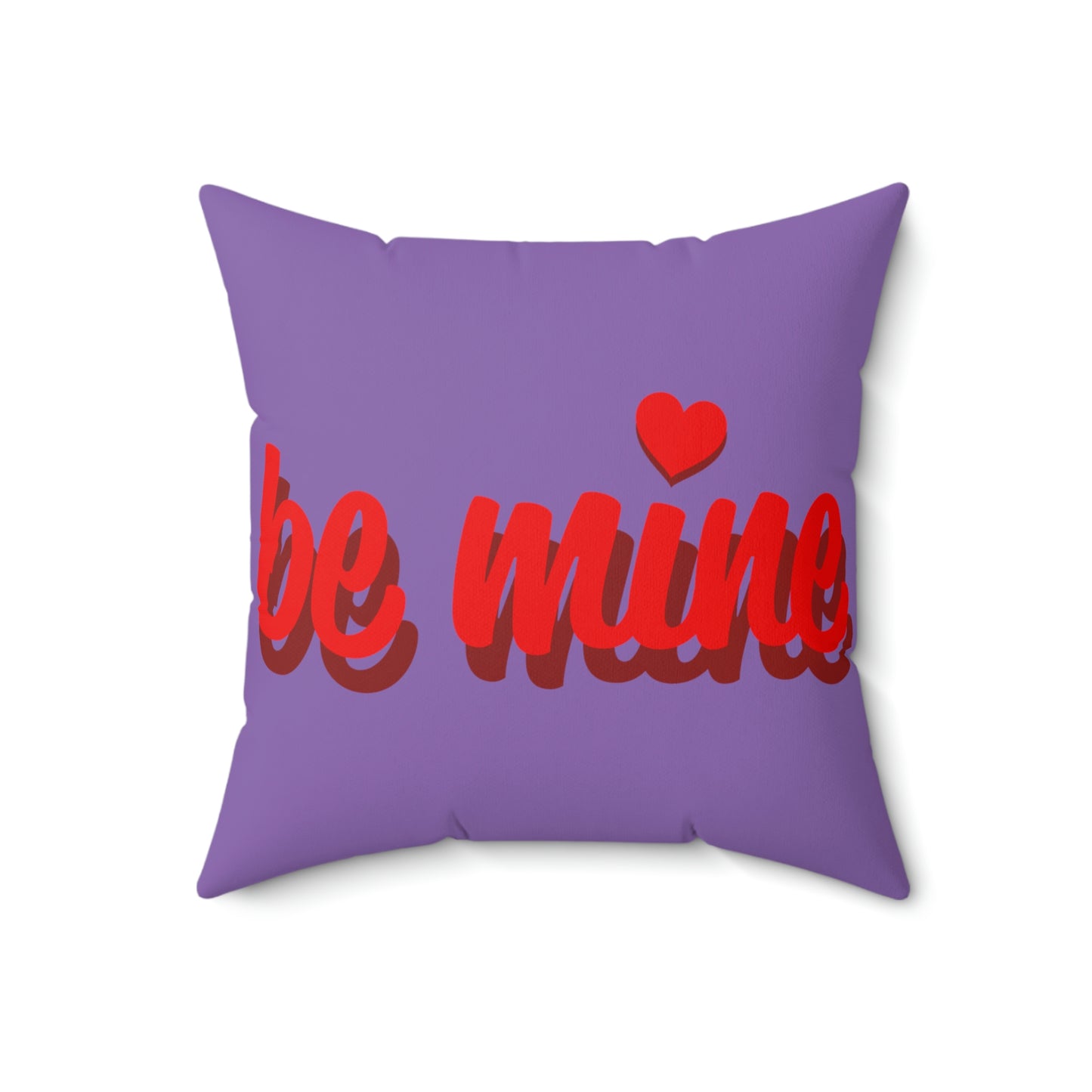 Be Mine Cat-Spun Polyester Square Pillow