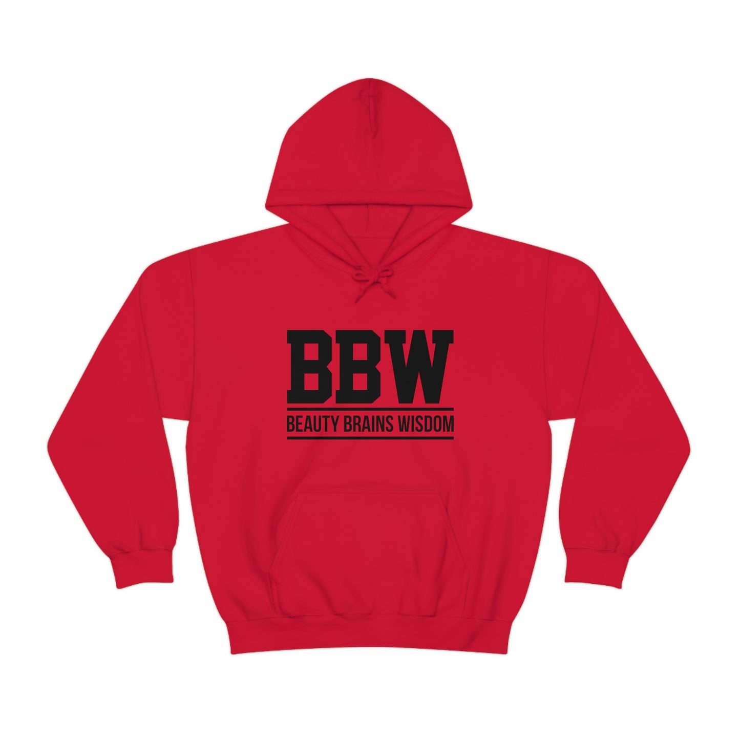 BBW- Brains Beauty Wisdom-Ladies -Heavy Blend Hooded Sweatshirt