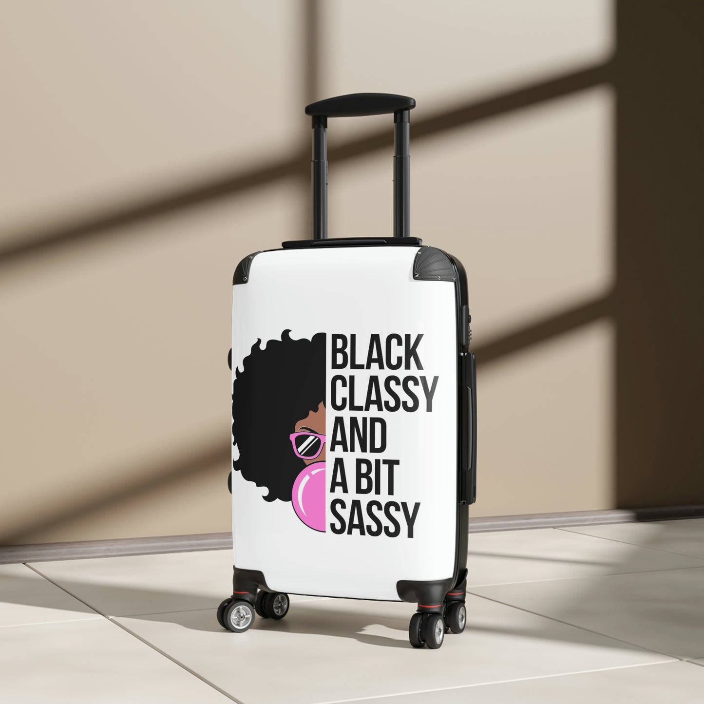 Black Classy Sassy- Suitcases