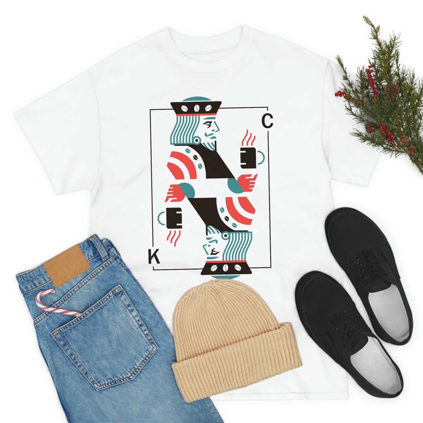 King of Hearts-Unisex Heavy Cotton Tee