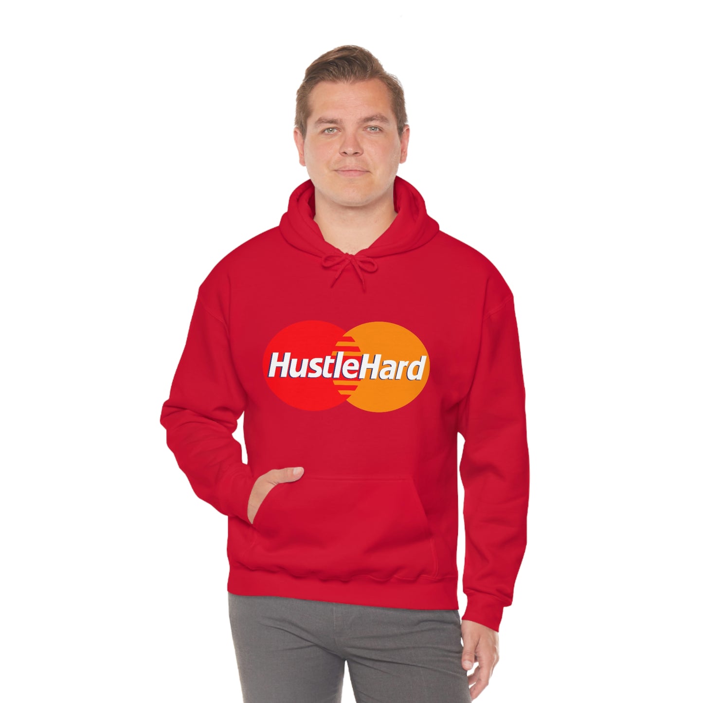 Hustle Hard- Unisex Heavy Blend Hooded Sweatshirt