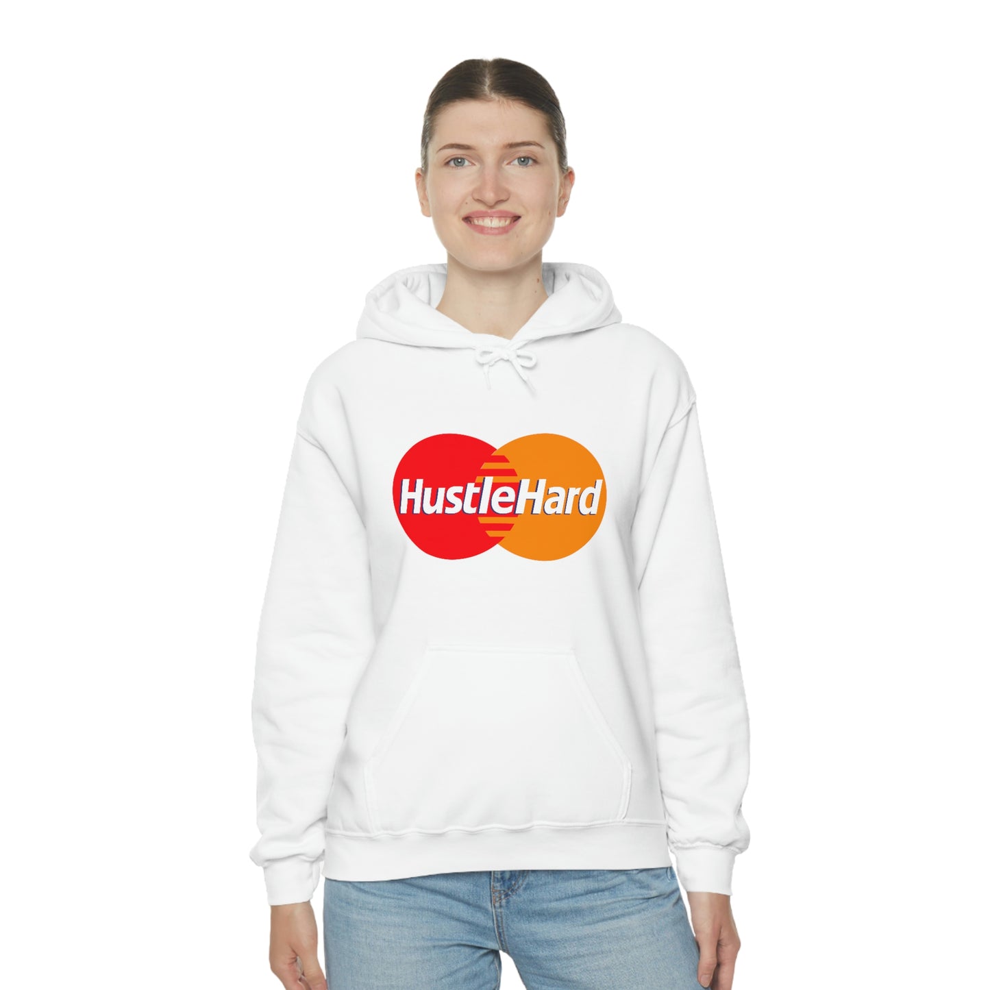 Hustle Hard- Unisex Heavy Blend Hooded Sweatshirt