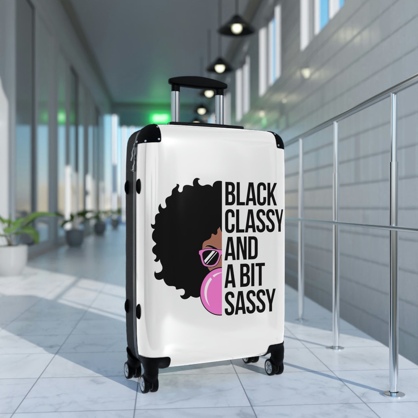 Black Classy Sassy- Suitcases