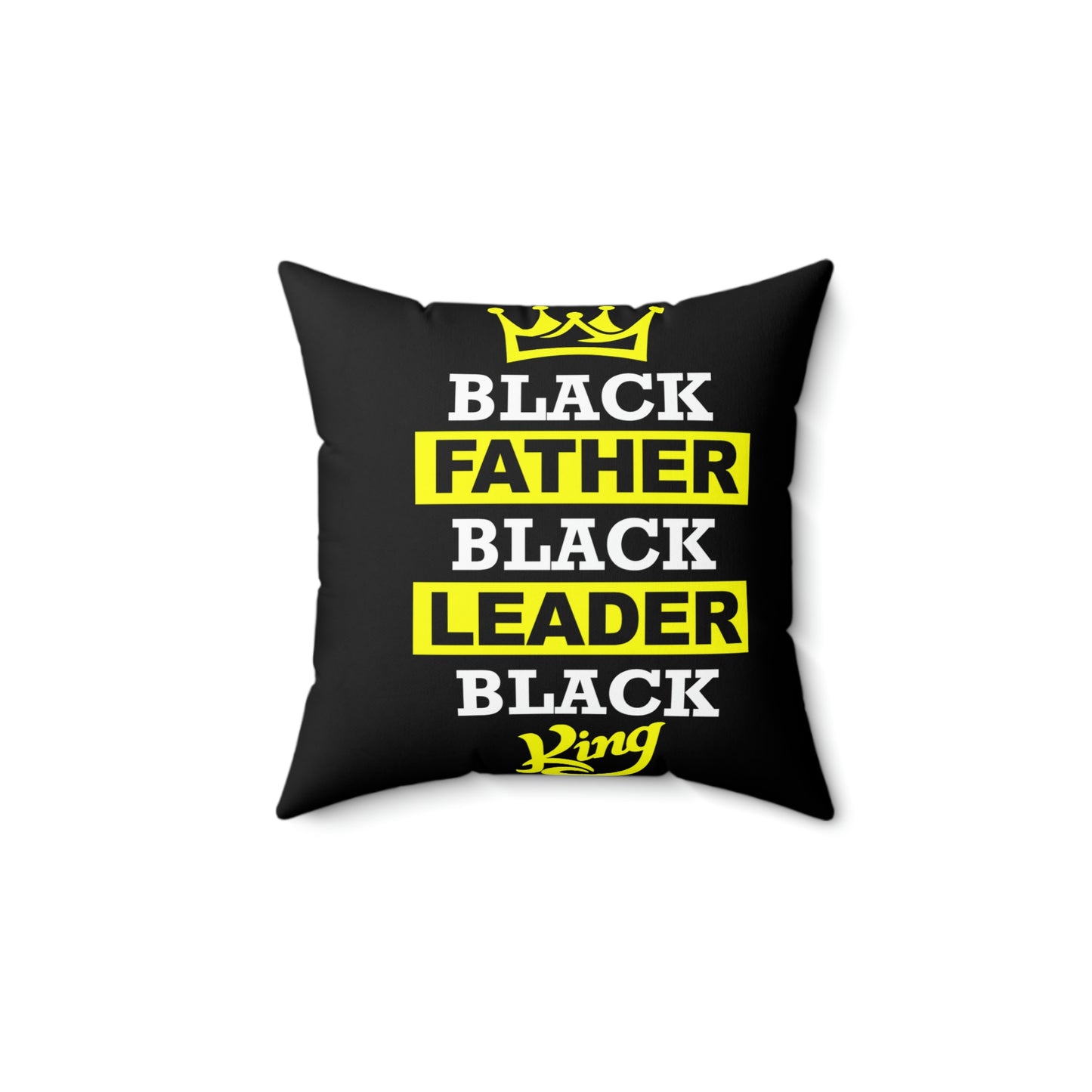 Father Leader King-Spun Polyester Square Pillow