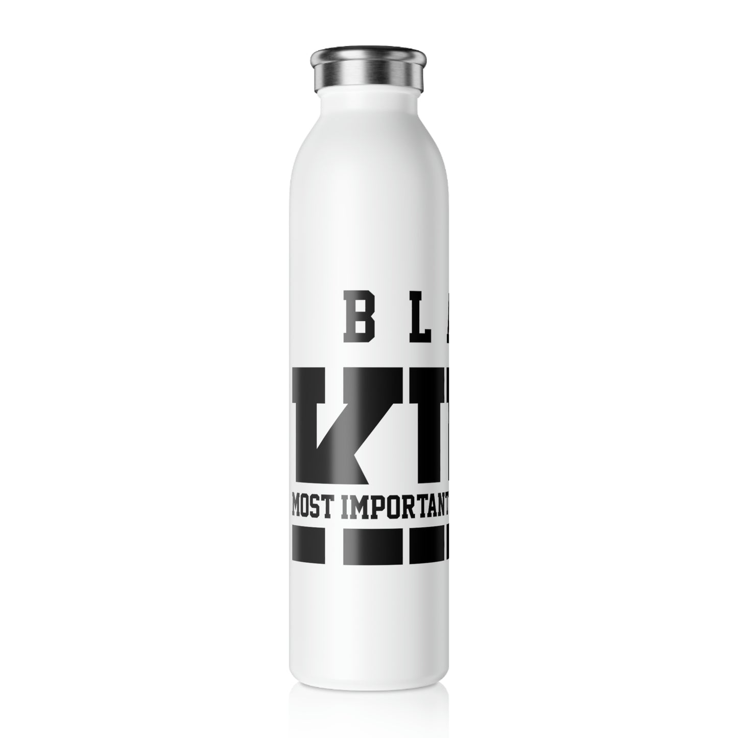 Black King-Slim Water Bottle