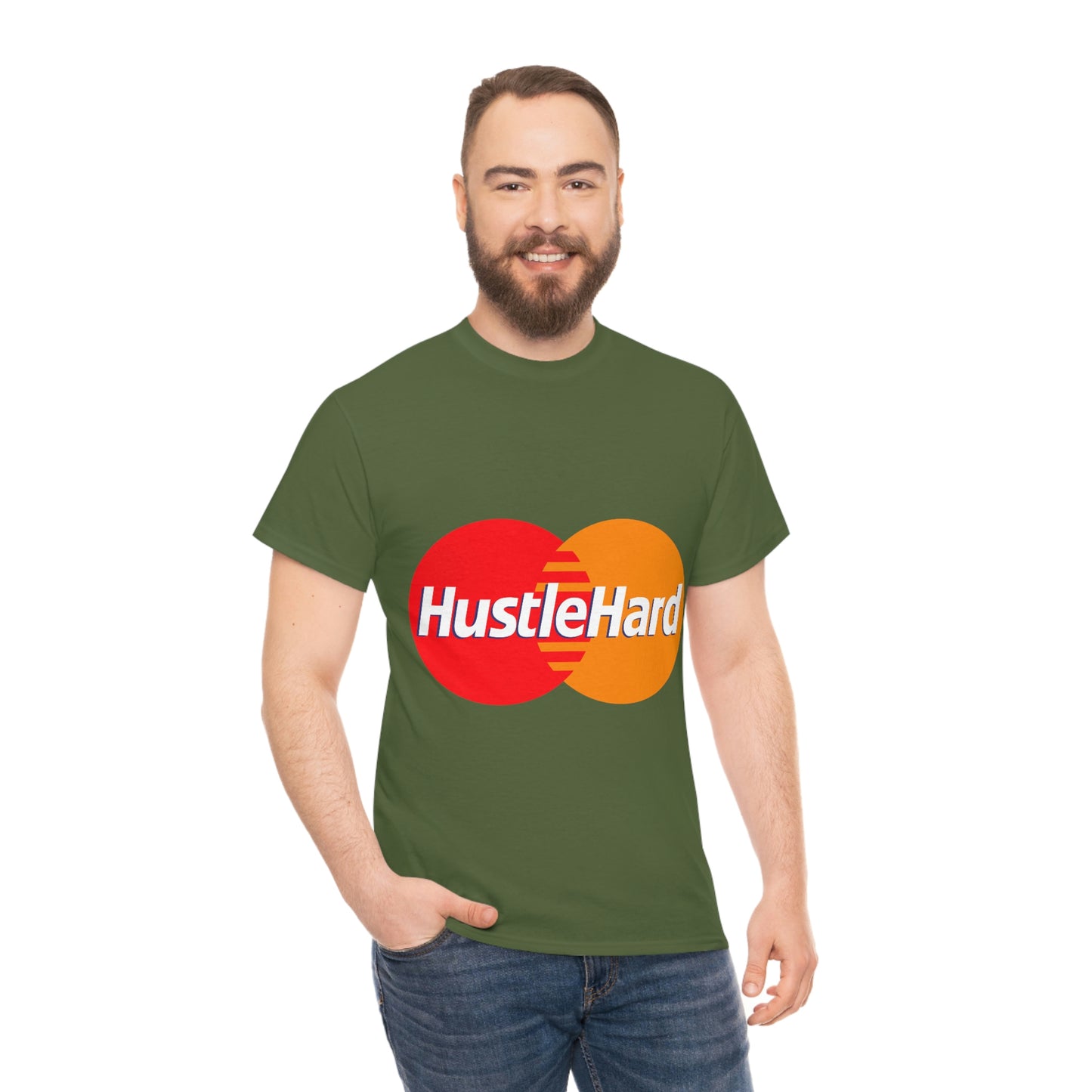 Hustle Hard -Unisex Heavy Cotton Tee