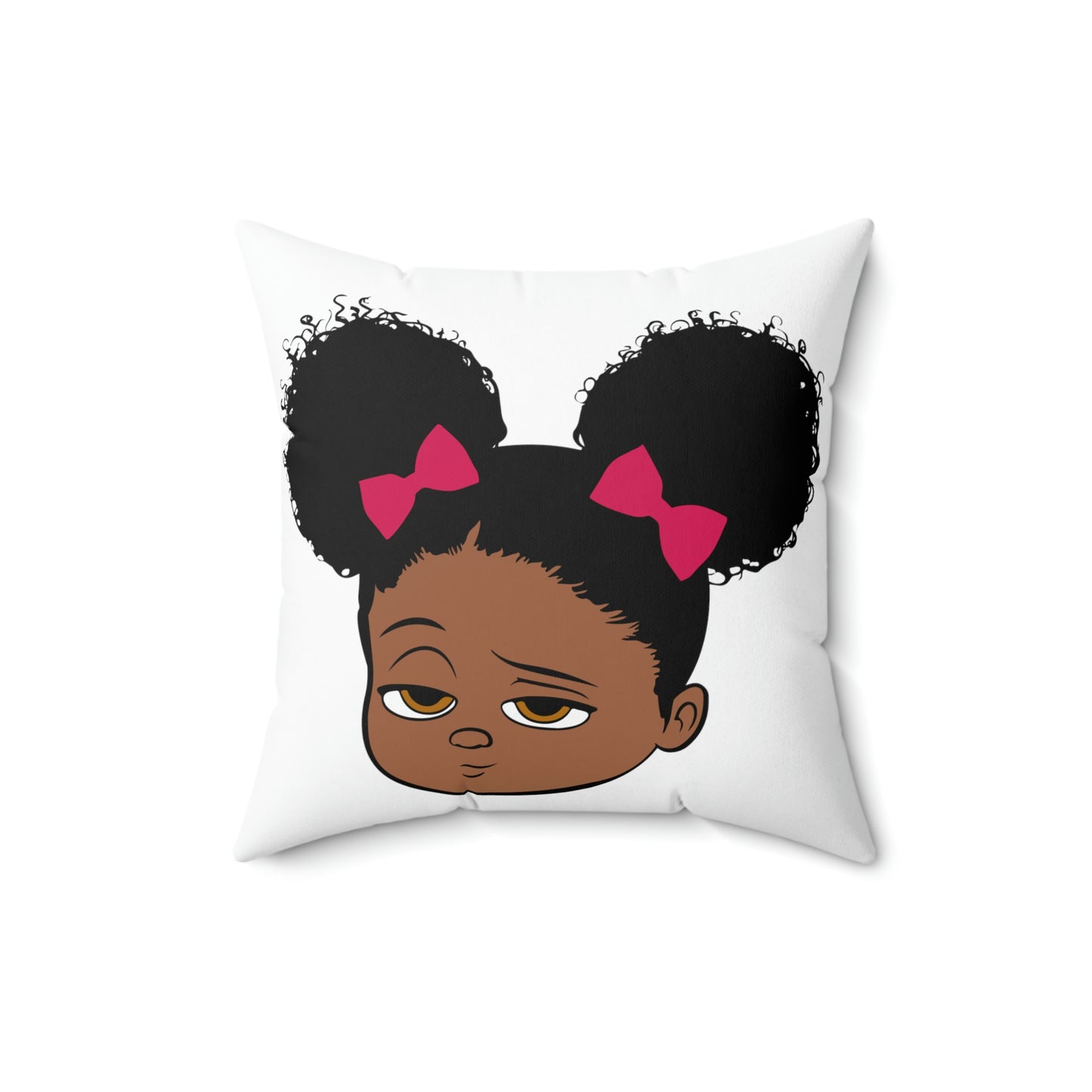 Girl Boss Baby -Spun Polyester Square Pillow