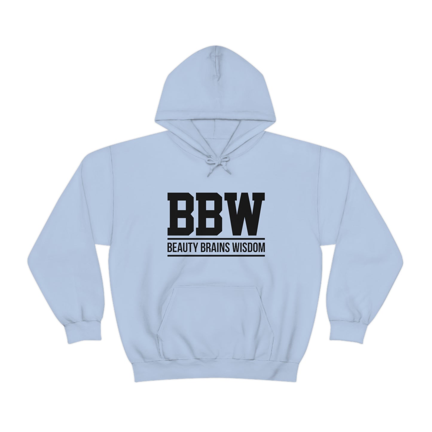 BBW- Brains Beauty Wisdom-Ladies -Heavy Blend Hooded Sweatshirt