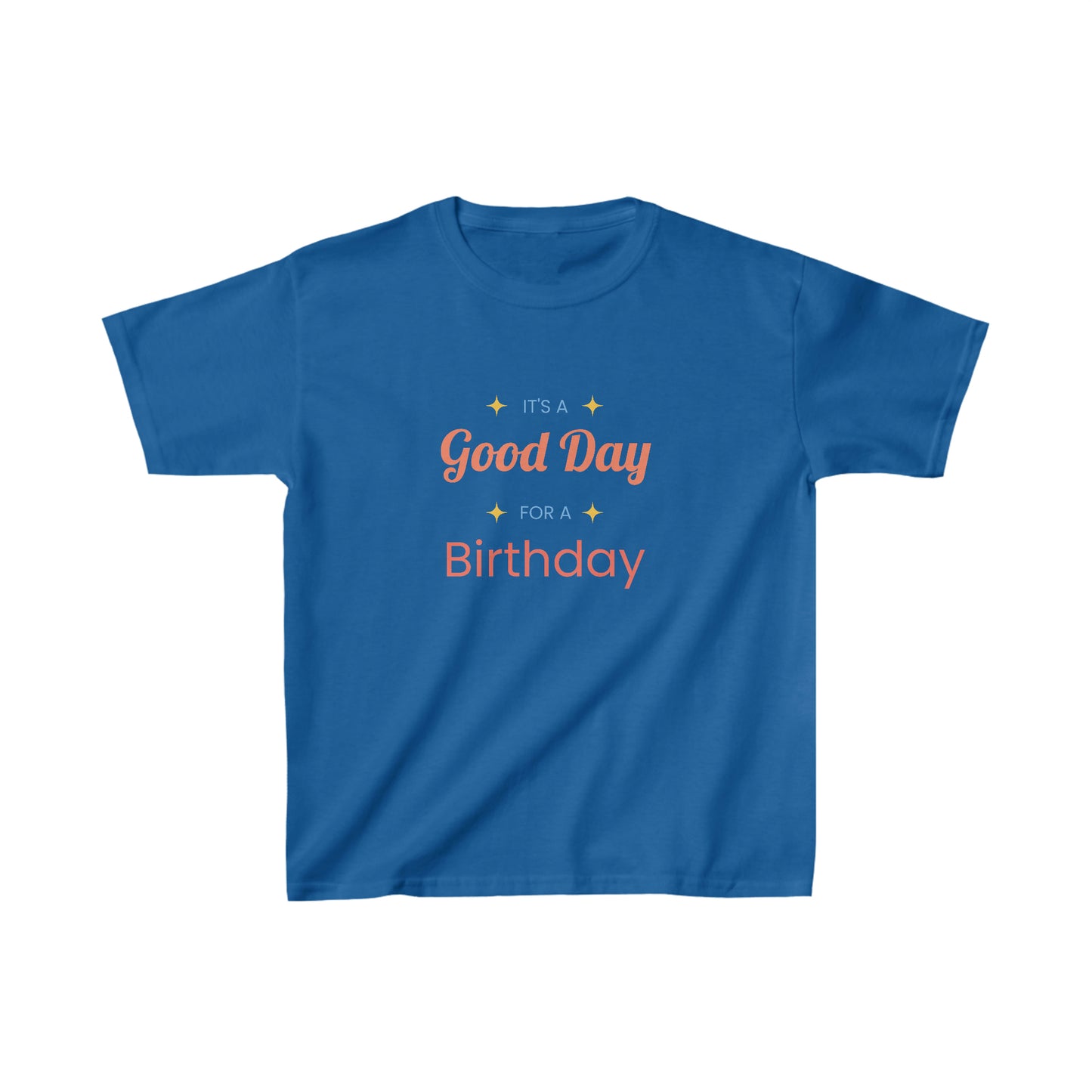 It's a good day for a birthday-Kids Heavy Cotton™ Tee