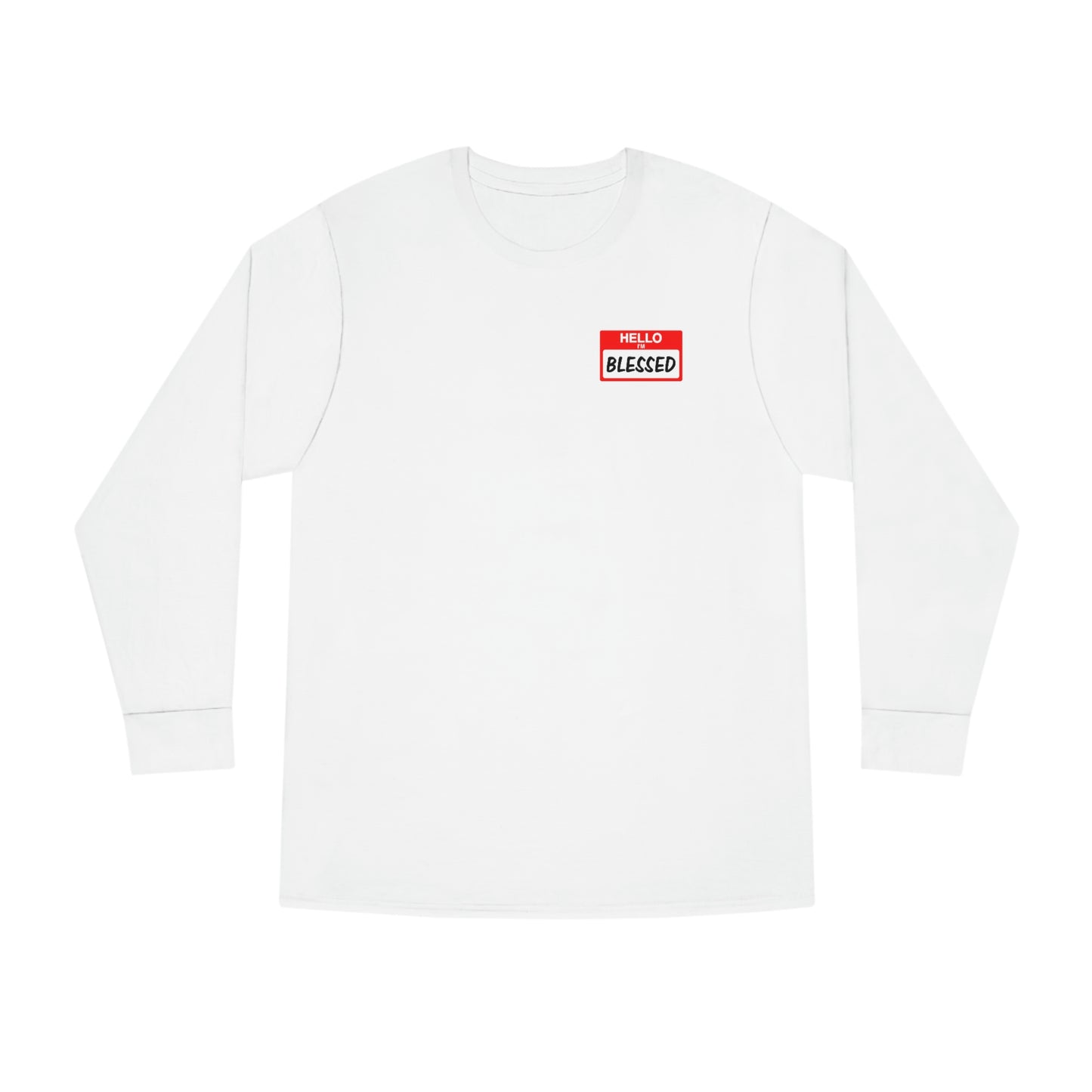 Hello I'm Blessed-Long Sleeve Crewneck Tee