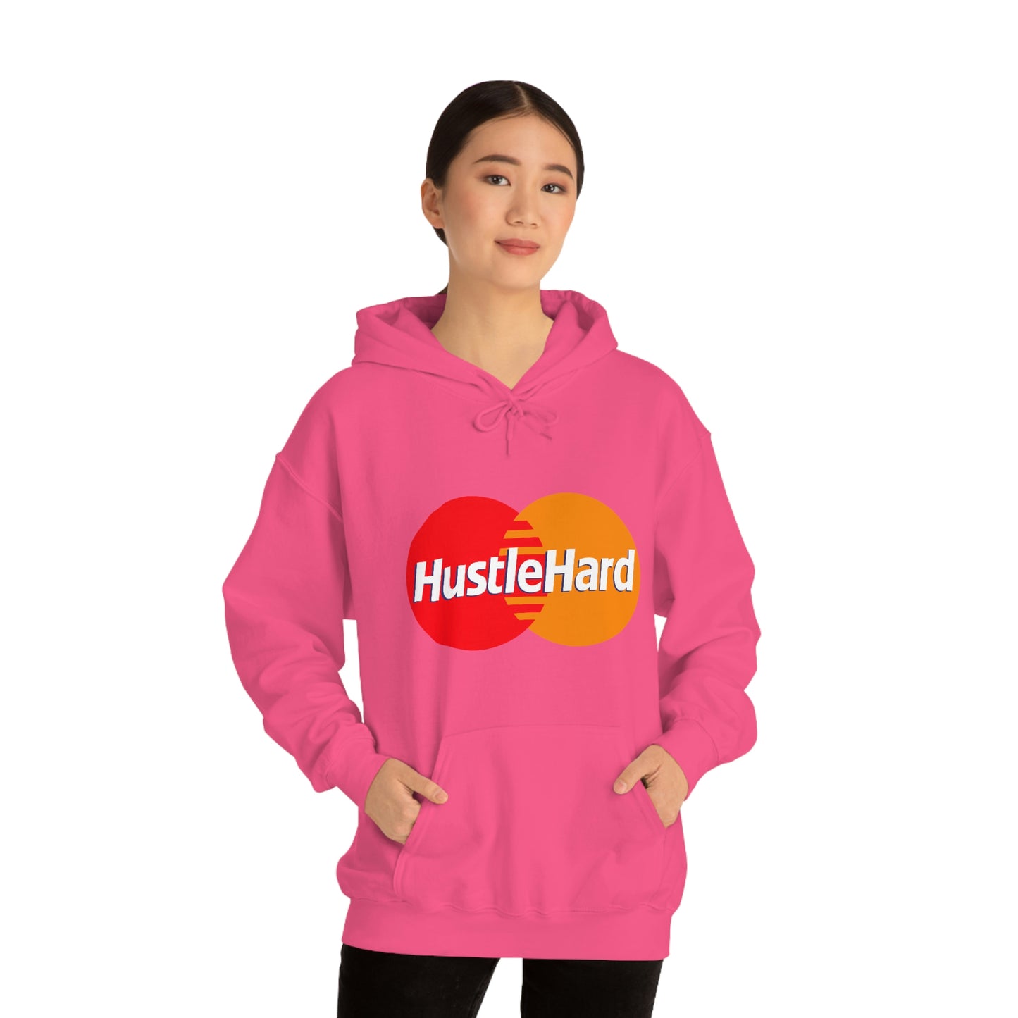 Hustle Hard- Unisex Heavy Blend Hooded Sweatshirt